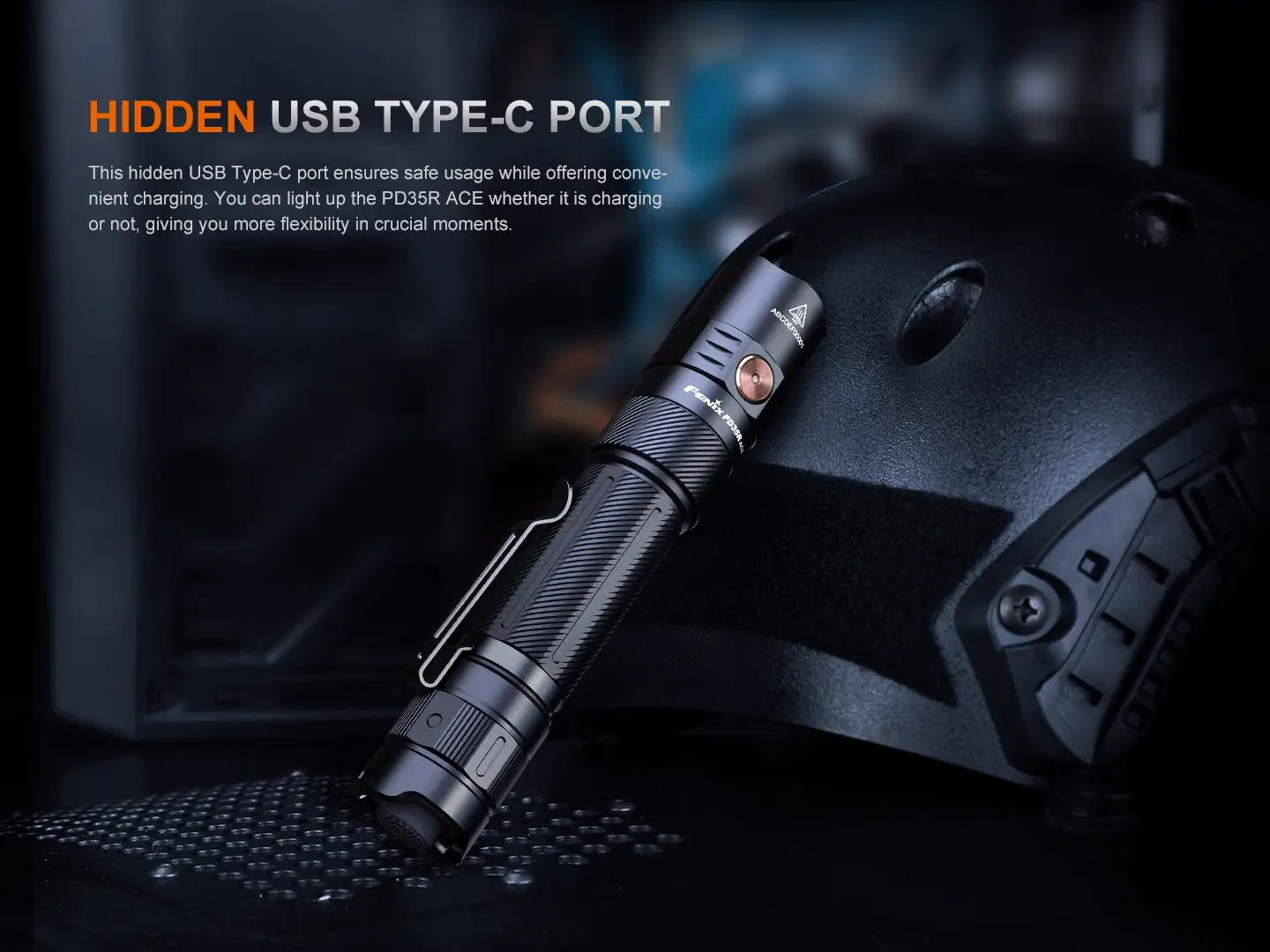 Fenix PD35R ACE Multi-mode Tactical Flashlight + FREE CL01 Mini Lantern - Image 12