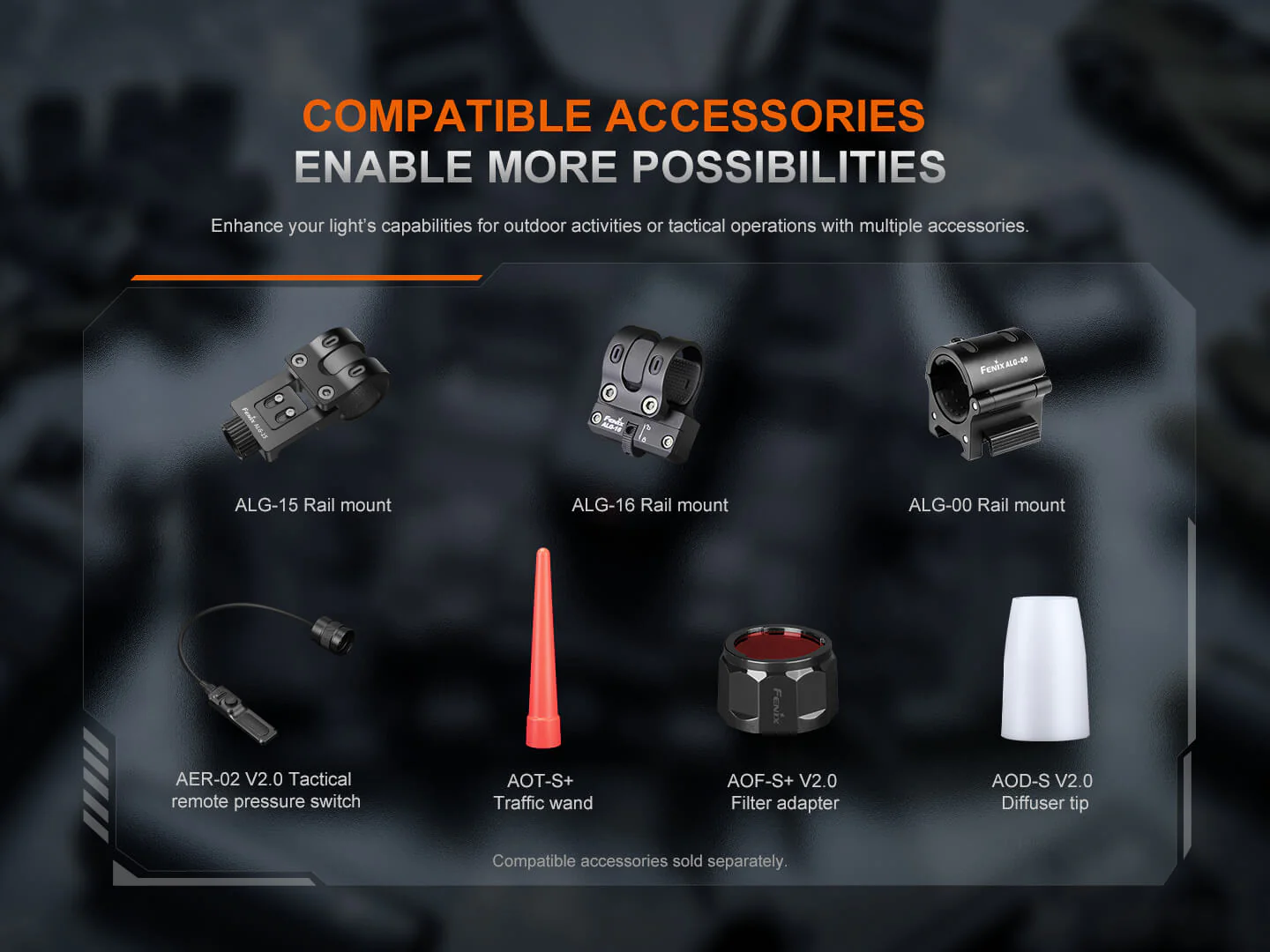 Fenix PD35R ACE Multi-mode Tactical Flashlight + FREE CL01 Mini Lantern - Image 16