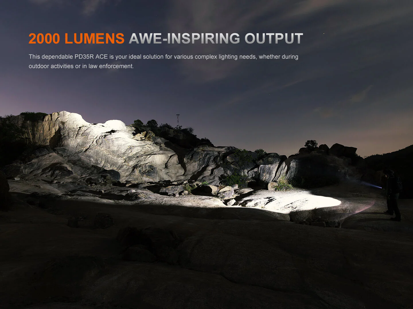 Fenix PD35R ACE Multi-mode Tactical Flashlight + FREE CL01 Mini Lantern - Image 6