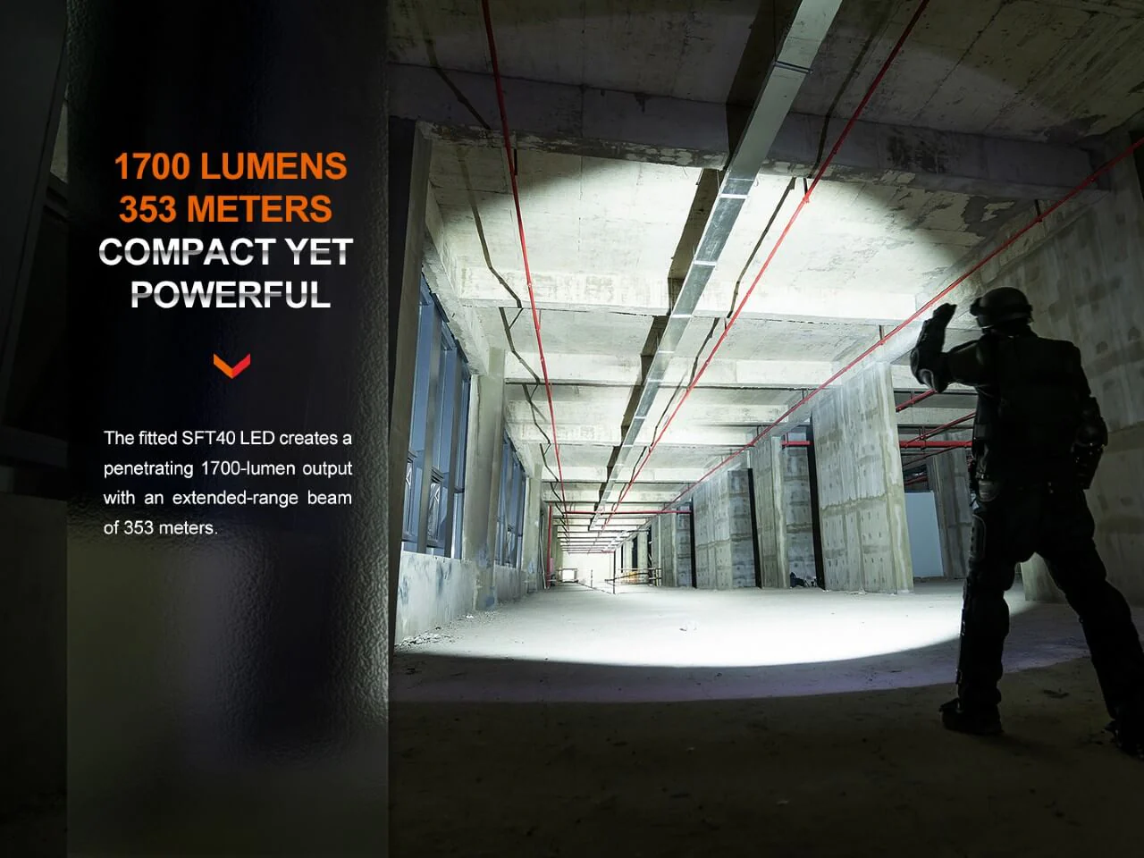 Fenix PD35R Compact Rechargeable Tactical Flashlight - Image 4