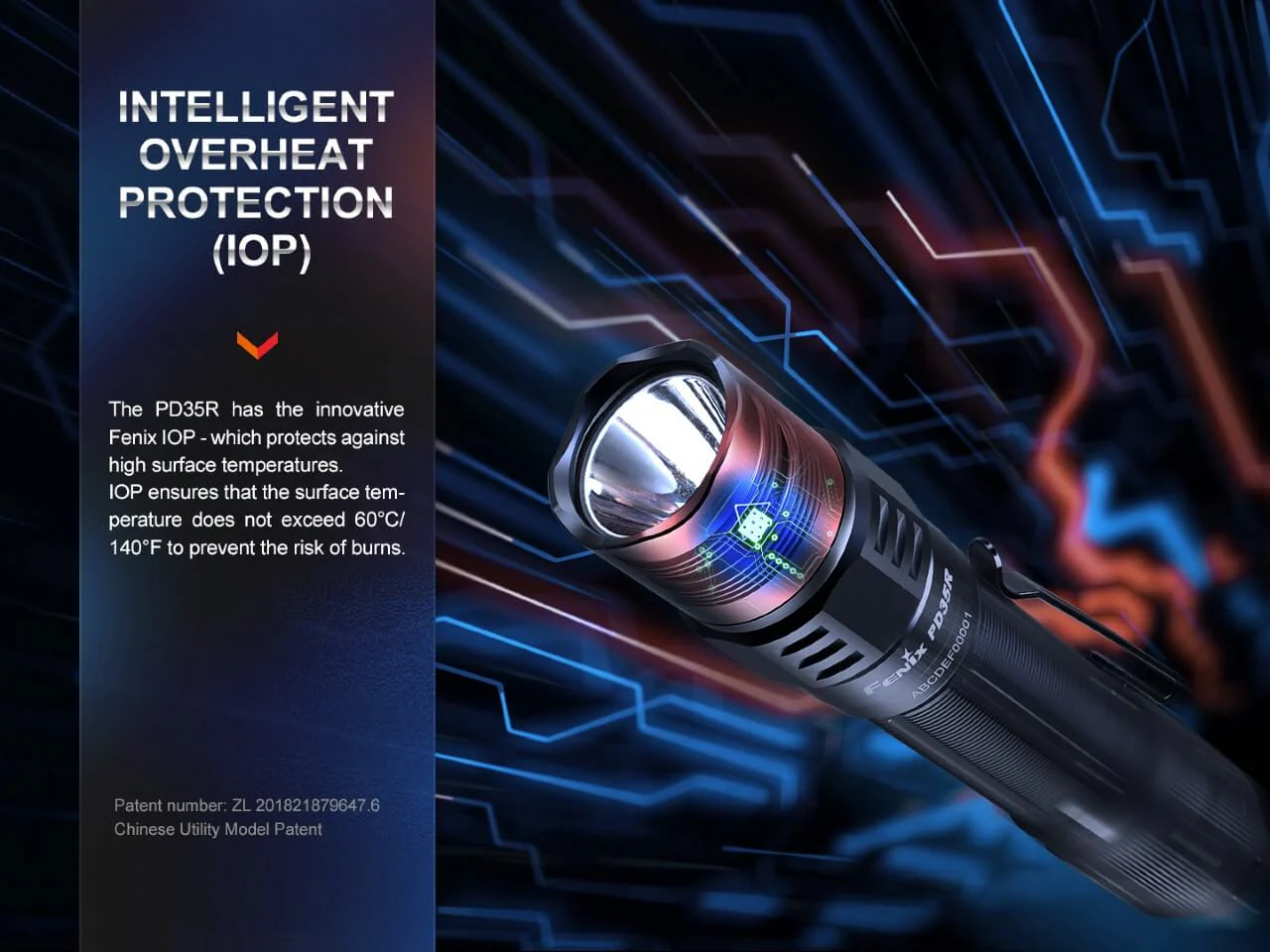 Fenix PD35R Compact Rechargeable Tactical Flashlight - Image 8