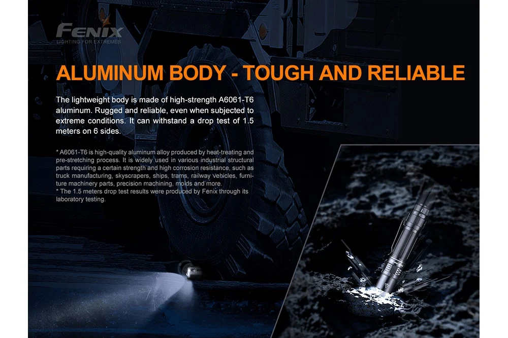 Fenix PD36 TAC Tactical Flashlight - 3000 Lumens - Image 5