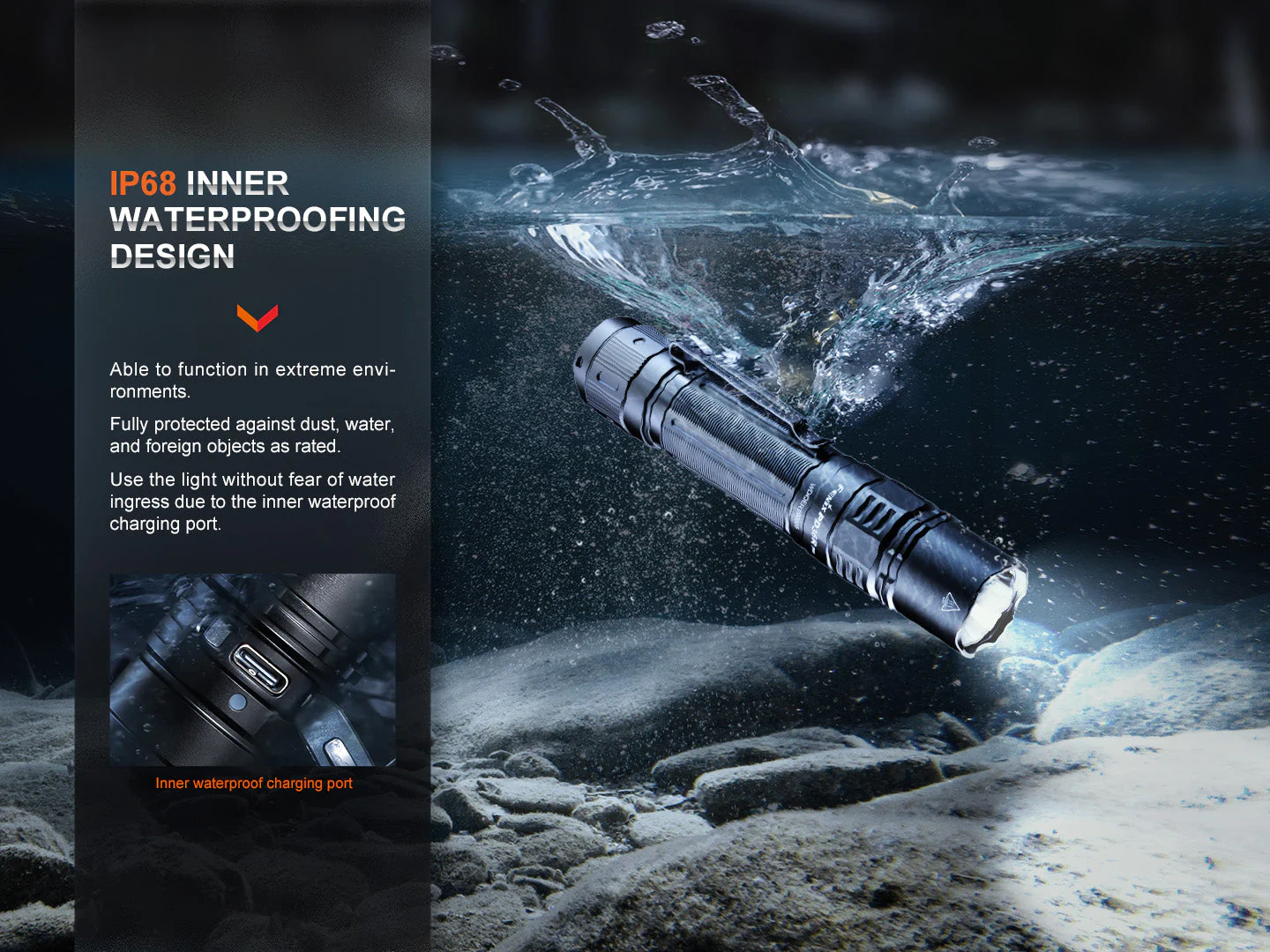 Fenix PD36R Pro 2800 Lumen Flashlight + FREE E03R V2 Keychain Light - Image 10