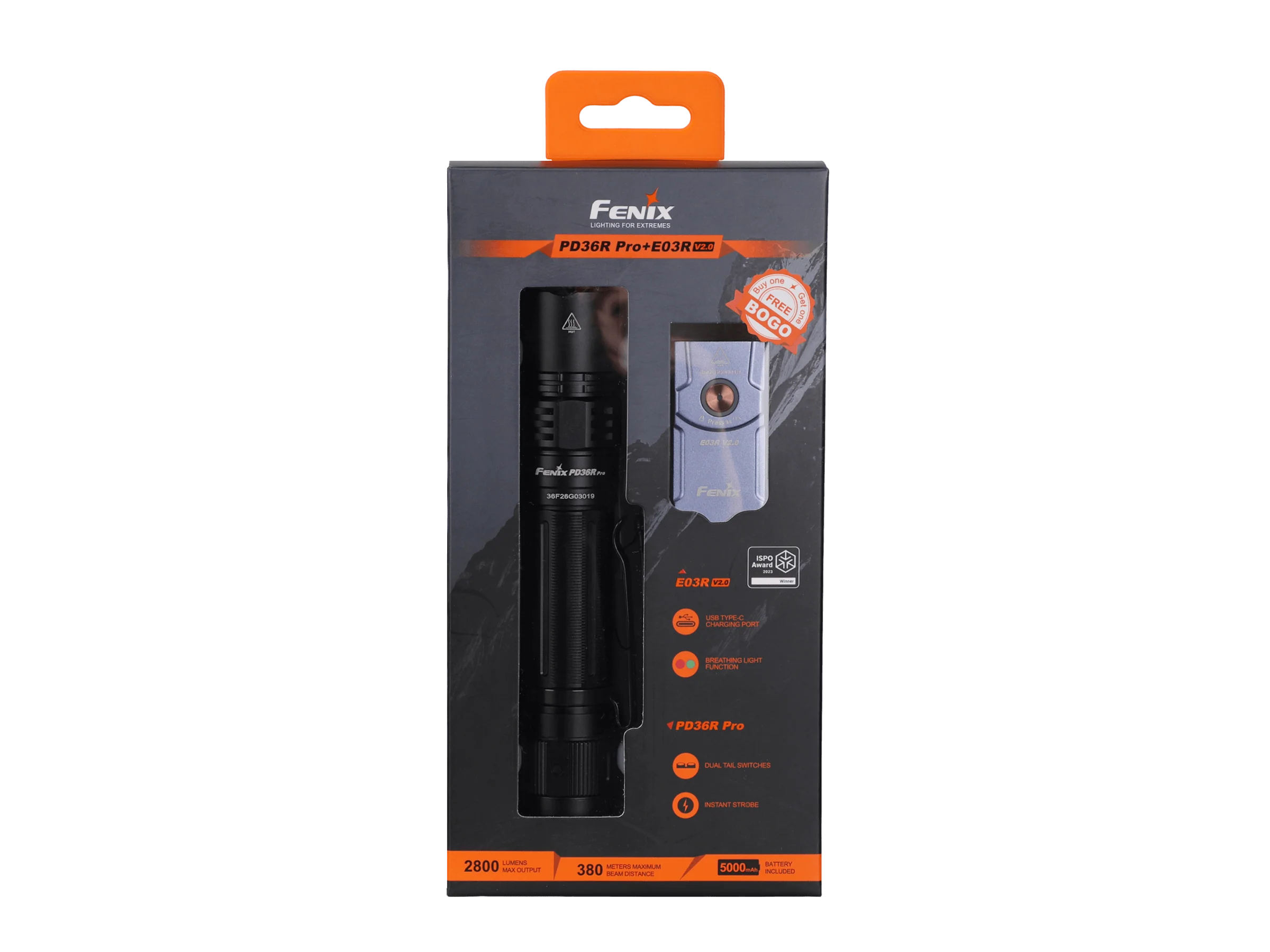 Fenix PD36R Pro 2800 Lumen Flashlight + FREE E03R V2 Keychain Light - Image 22