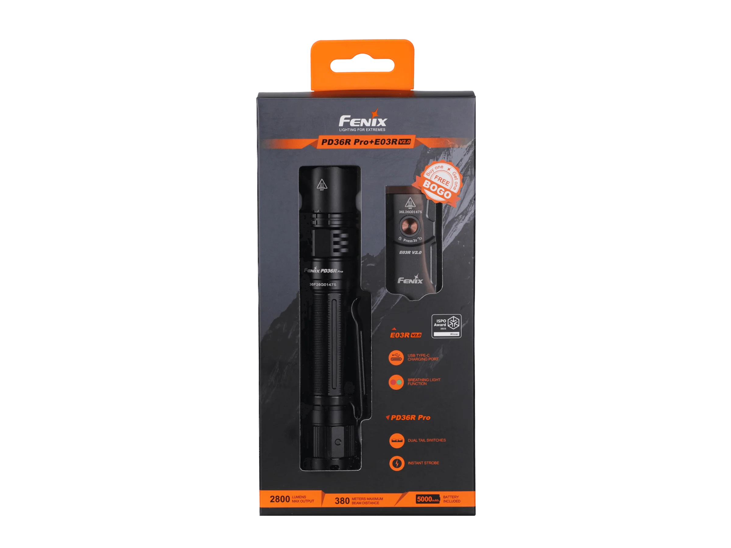 Fenix PD36R Pro 2800 Lumen Flashlight + FREE E03R V2 Keychain Light - Image 23