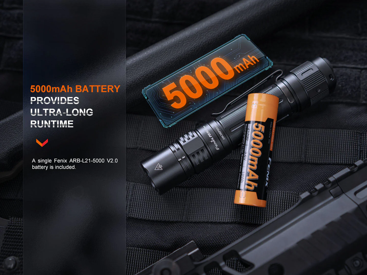 Fenix PD36R Pro 2800 Lumen Flashlight + FREE E03R V2 Keychain Light - Image 9