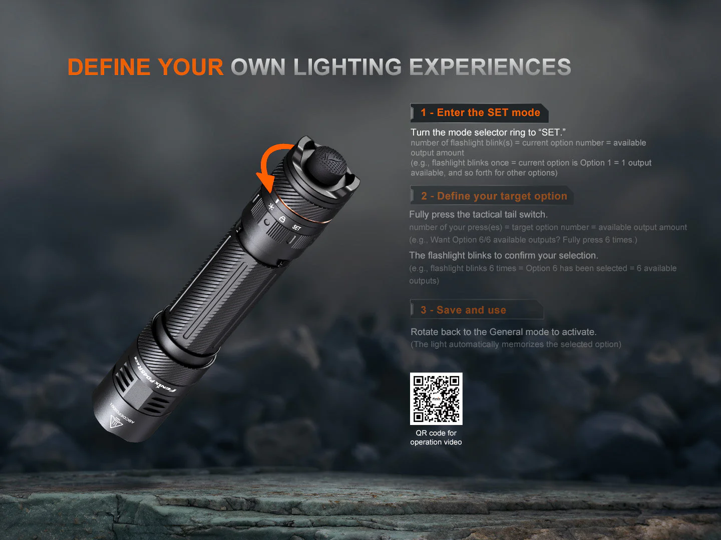 Fenix PD45R ACE Multi-Mode Tactical Flashlight - Image 3