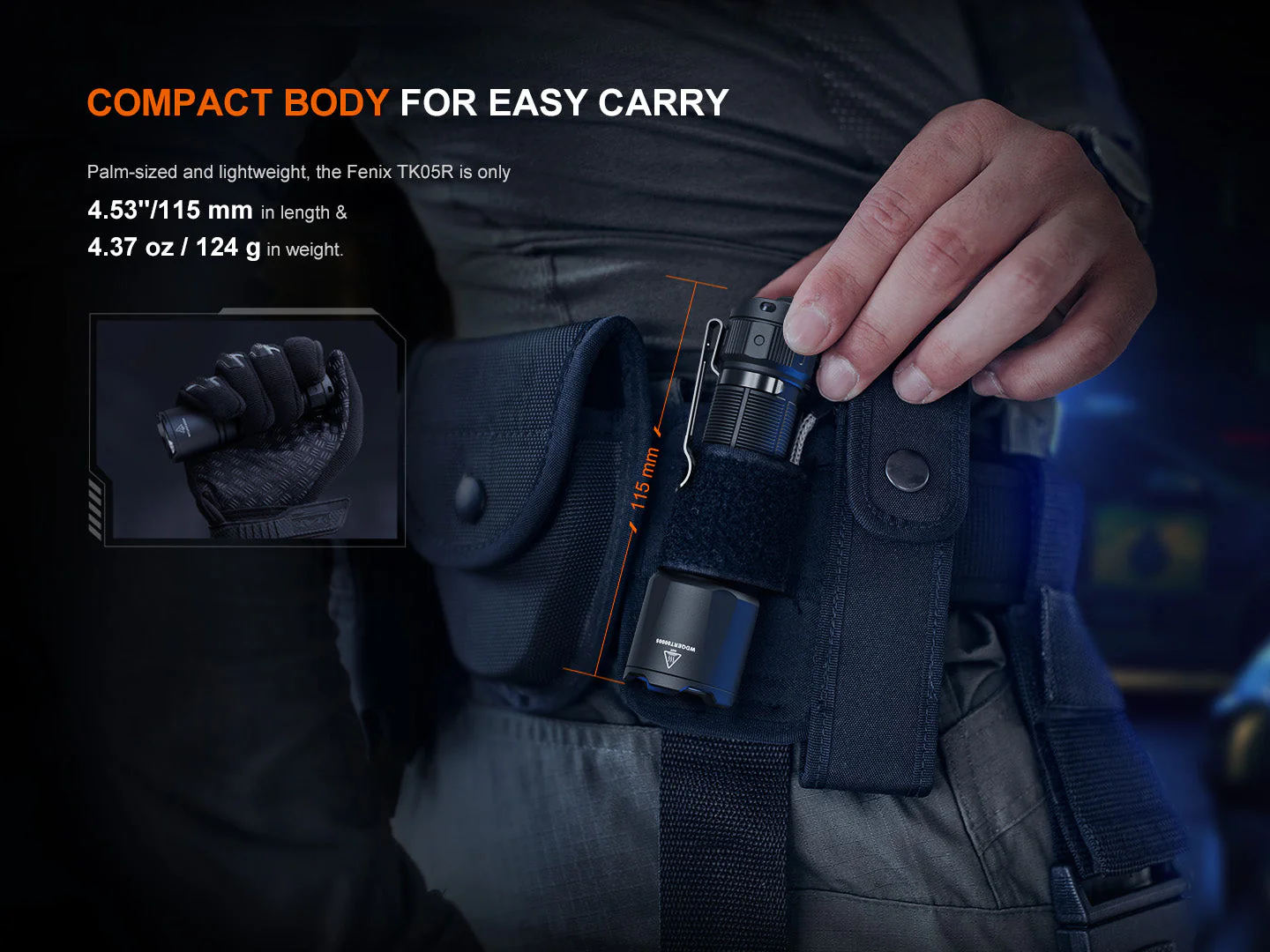Fenix TK05R Compact Tactical EDC Flashlight - Image 2