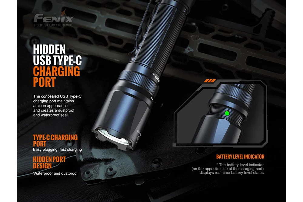 Fenix TK20R V2.0 Rechargeable Flashlight with FREE T5 Tactical Pen (optional) - Image 11