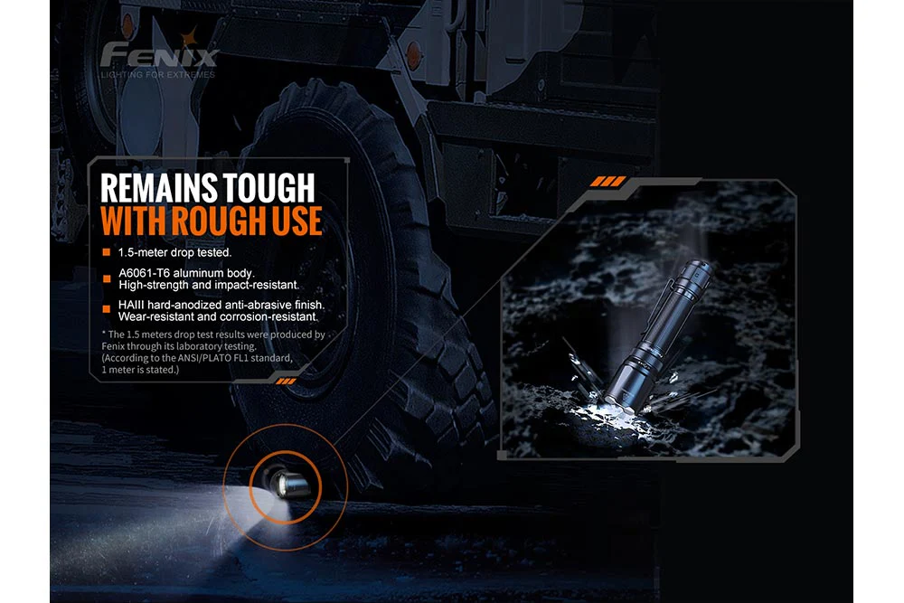 Fenix TK20R V2.0 Rechargeable Flashlight with FREE T5 Tactical Pen (optional) - Image 9