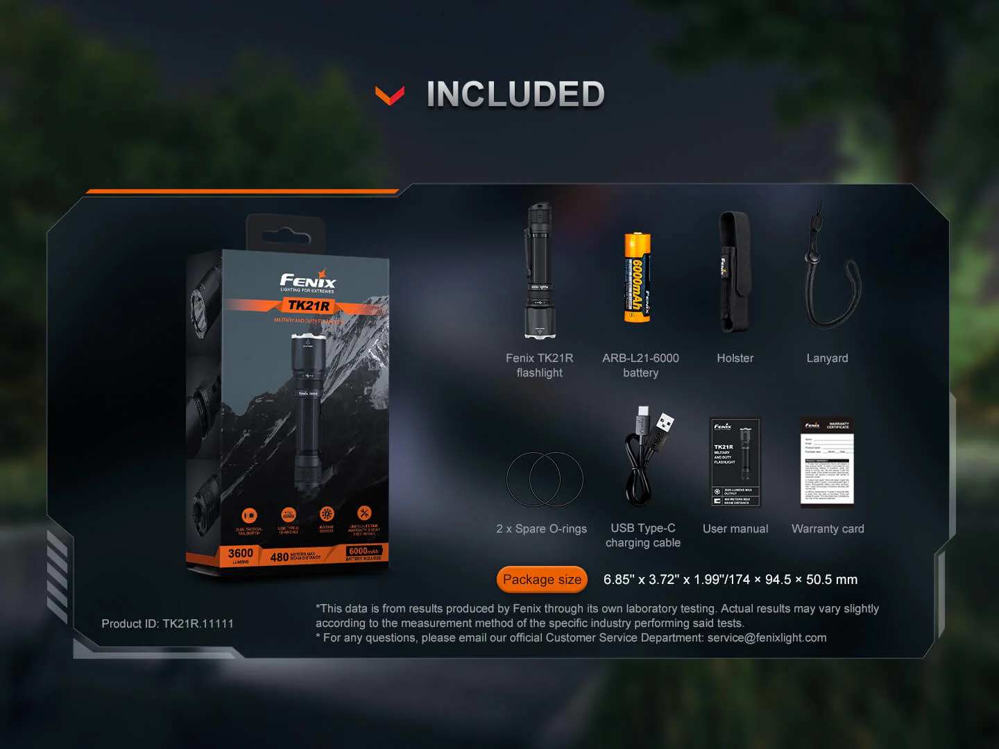 Fenix TK21R Duty Flashlight - Image 15