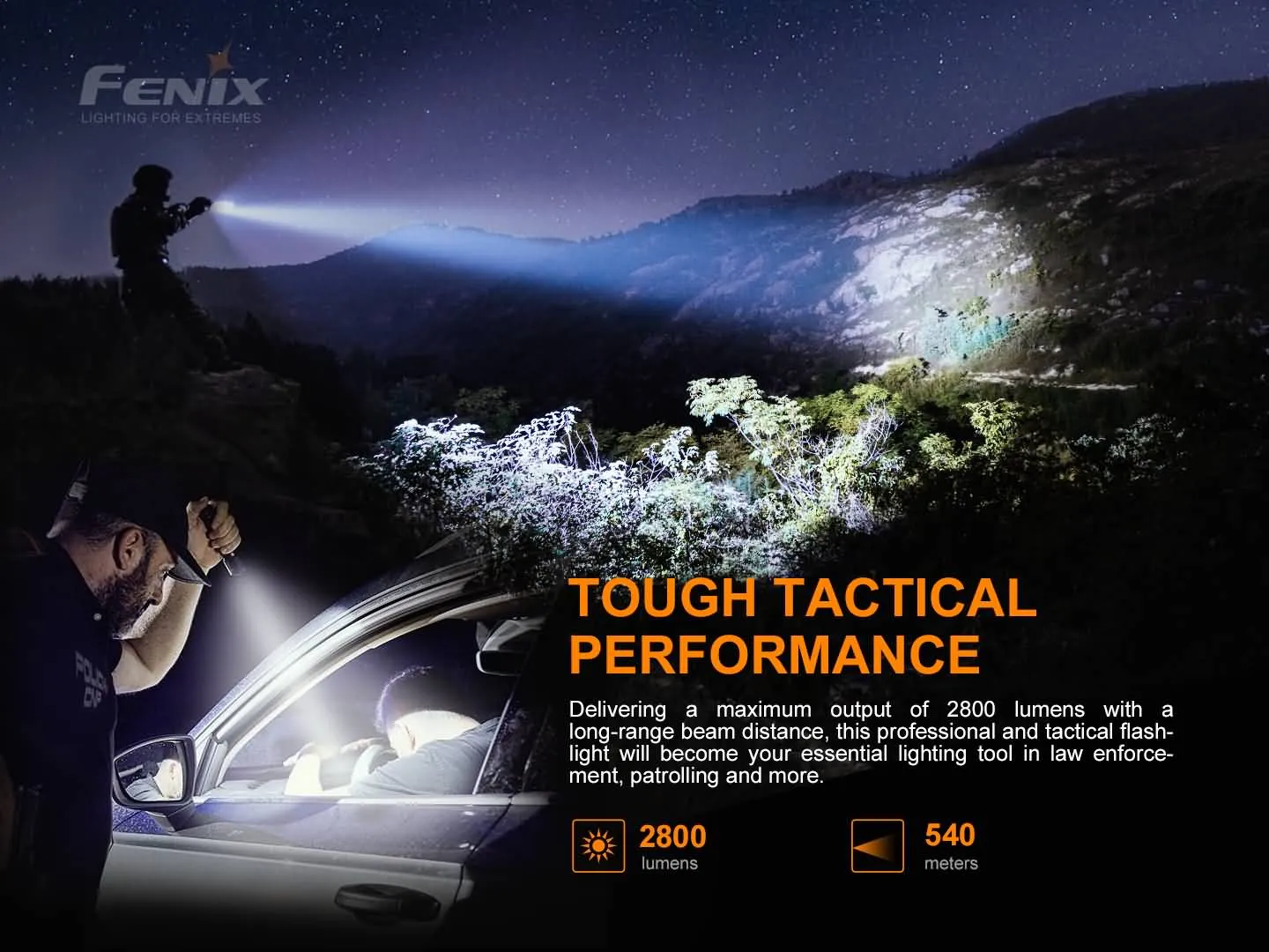 Fenix TK22 TAC Tactical Flashlight - 2800 Lumens - Image 6