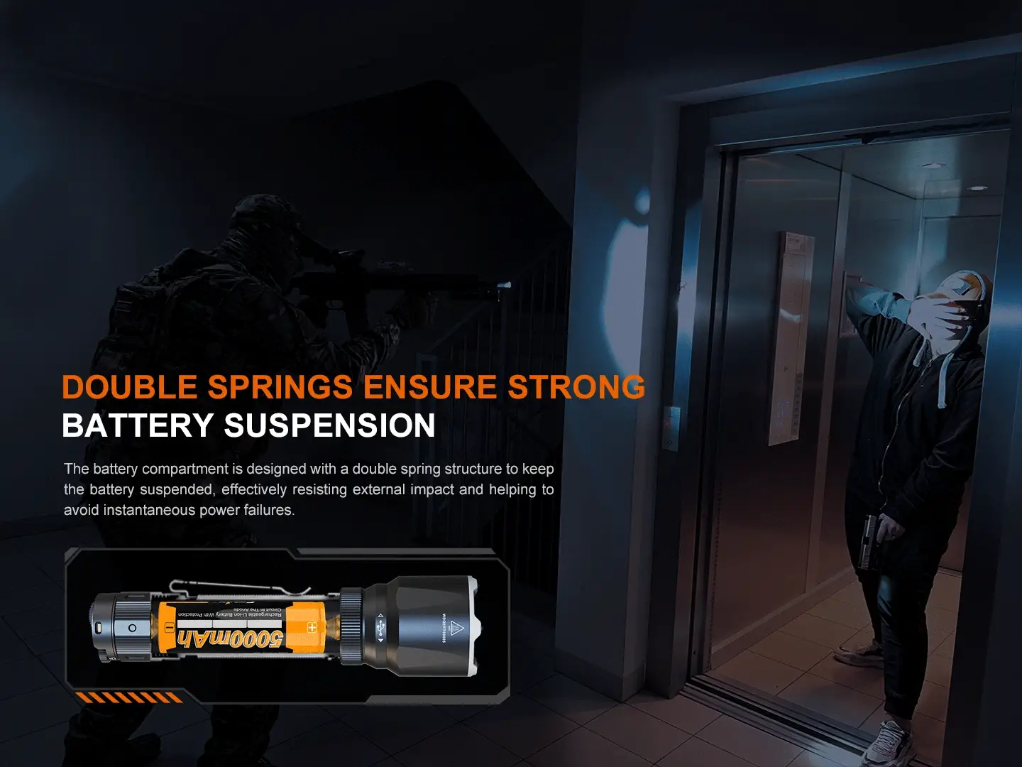 Fenix TK22R Rechargeable Tactical & Duty Flashlight - Image 15