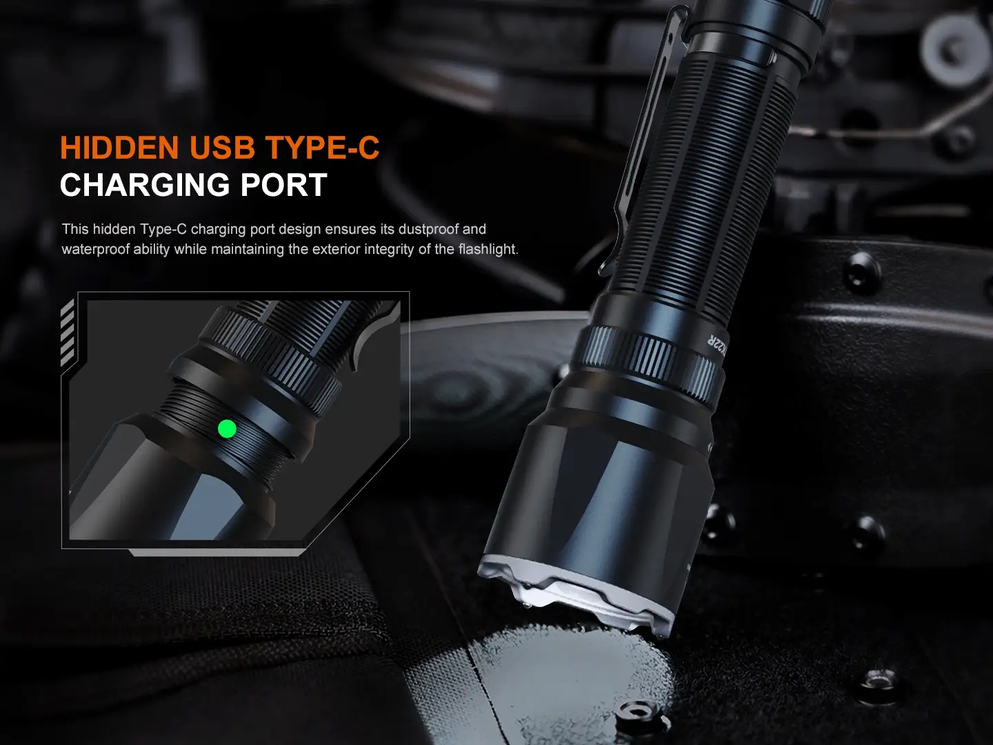 Fenix TK22R Rechargeable Tactical & Duty Flashlight - Image 9
