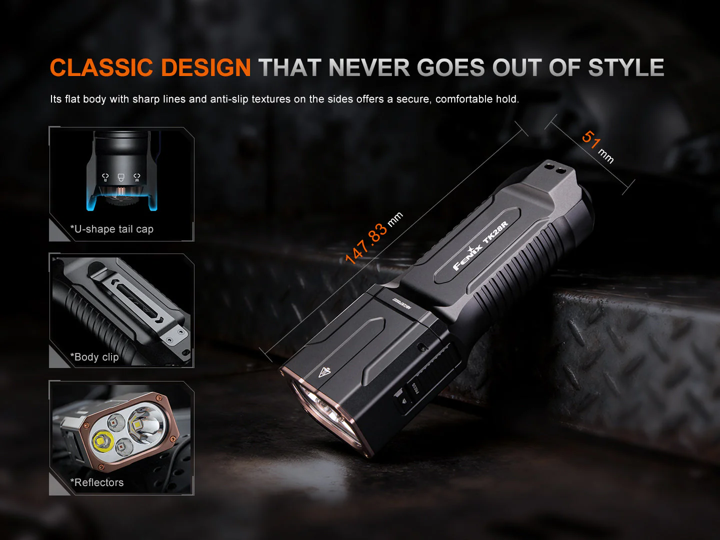 Fenix TK28R Muli-LED High-Performance Flashlight - 6500 Lumens - Image 14