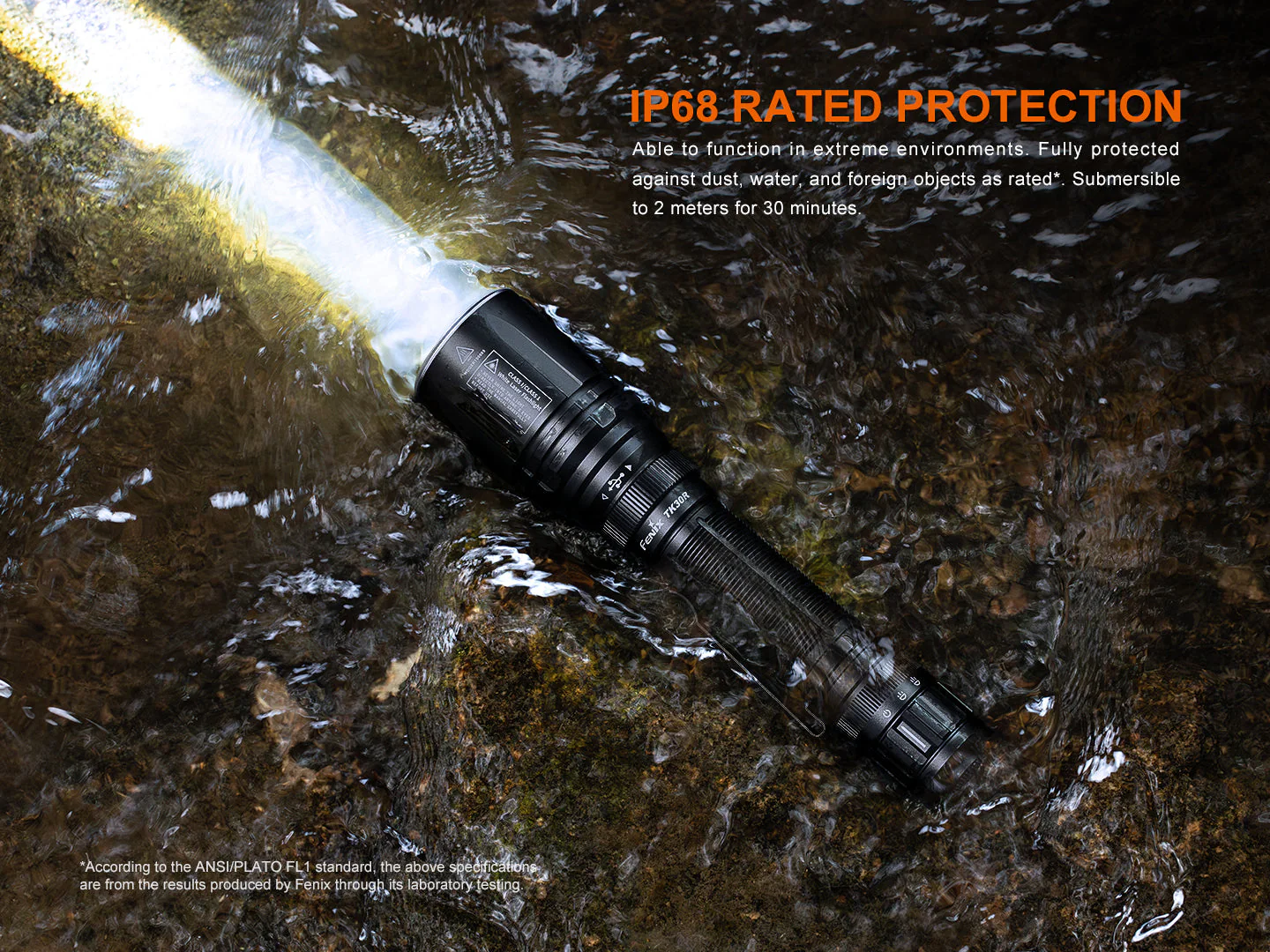 Fenix TK30R Tactical White Laser Rechargeable Flashlight - Image 4