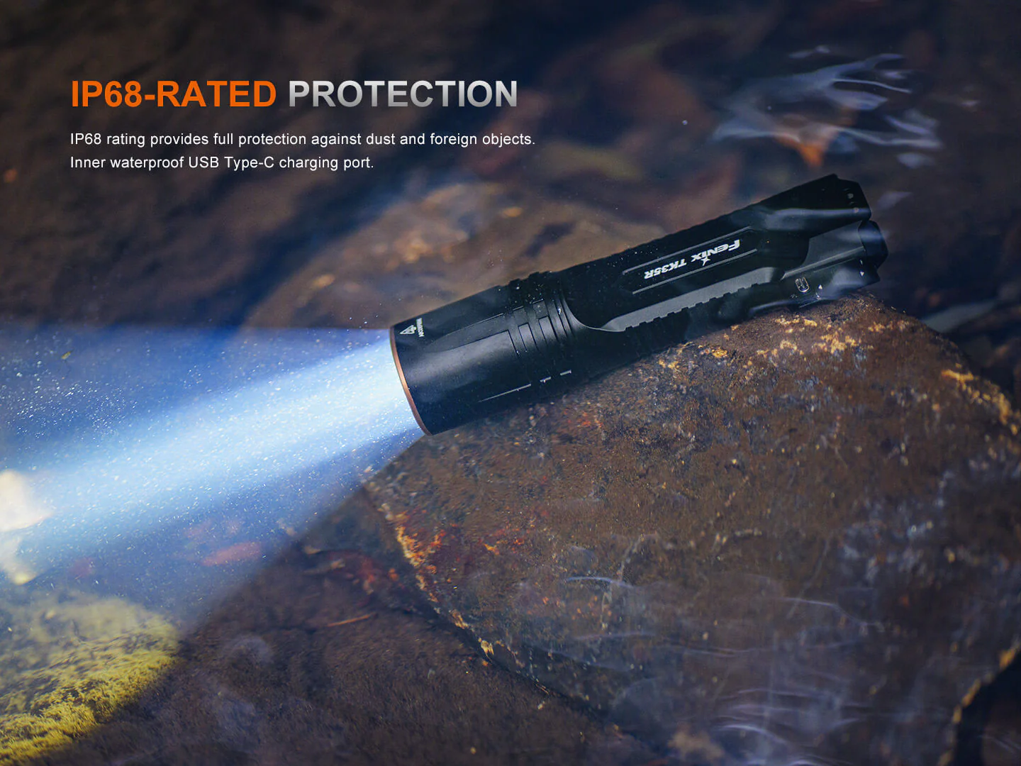 Fenix TK35R Rechargeable High-Performance Tactical Flashlight with UV Output - Image 14