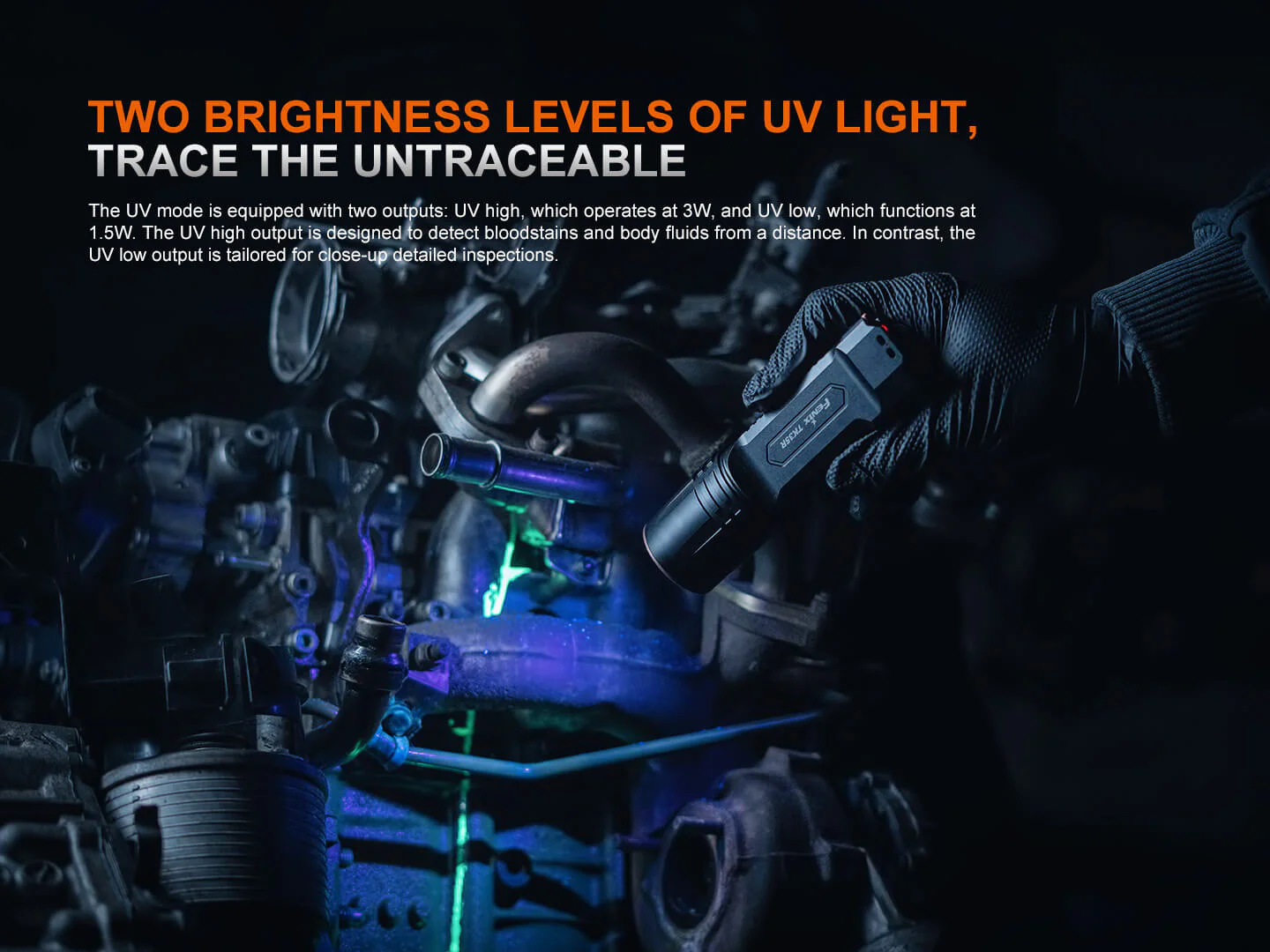 Fenix TK35R Rechargeable High-Performance Tactical Flashlight with UV Output - Image 5