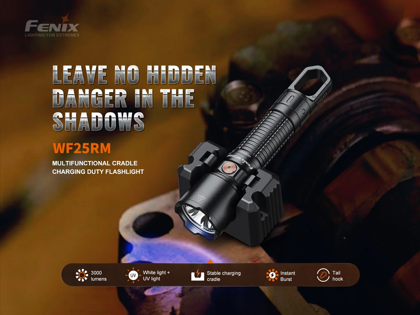 Fenix WF25RM Multifunctional Cradle Charging Duty Light - Image 3