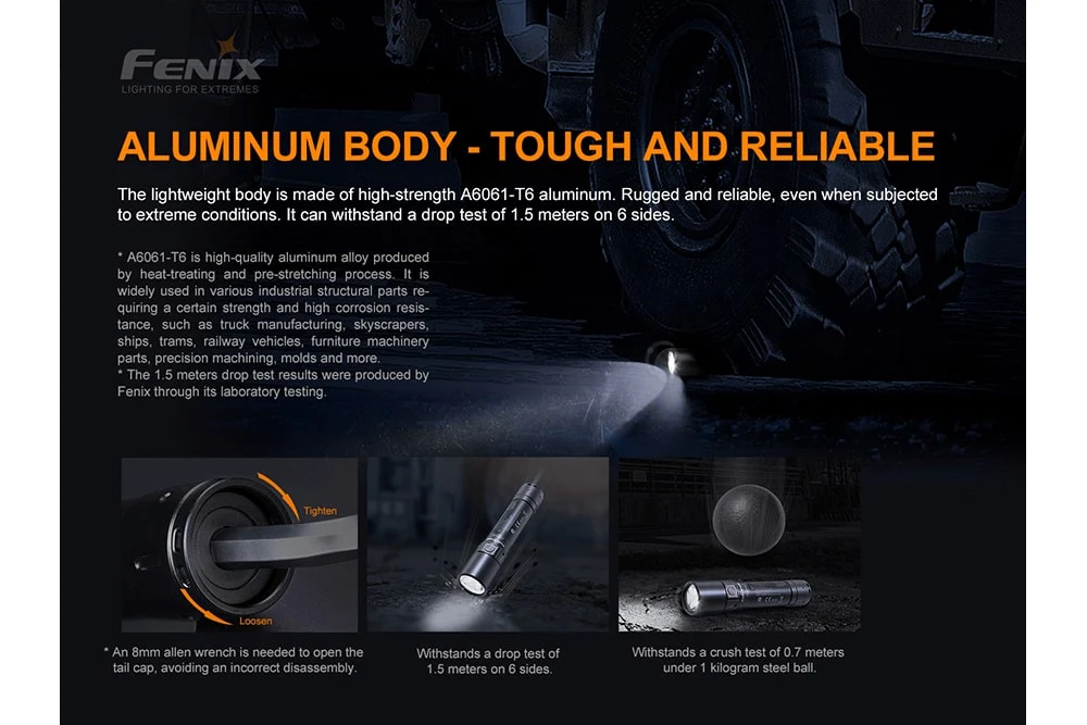 Fenix WF30RE Intrinsically Safe Flashlight - 280 Lumens - Image 6