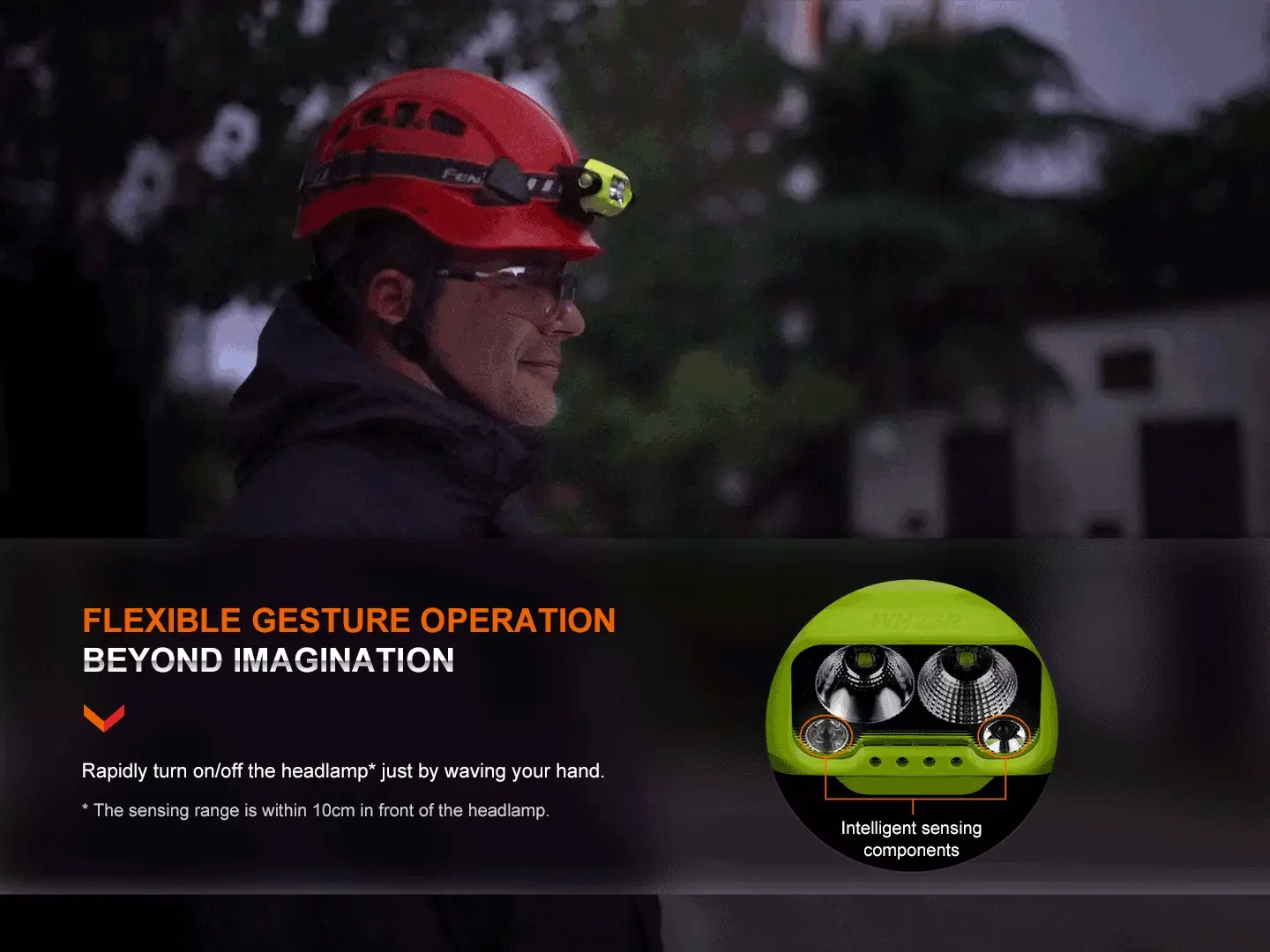 Fenix WH23R Gesture Sensing Industrial LED Headlamp - Image 2