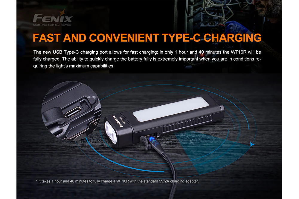 Fenix WT16R Rechargeable Work Light - Image 13