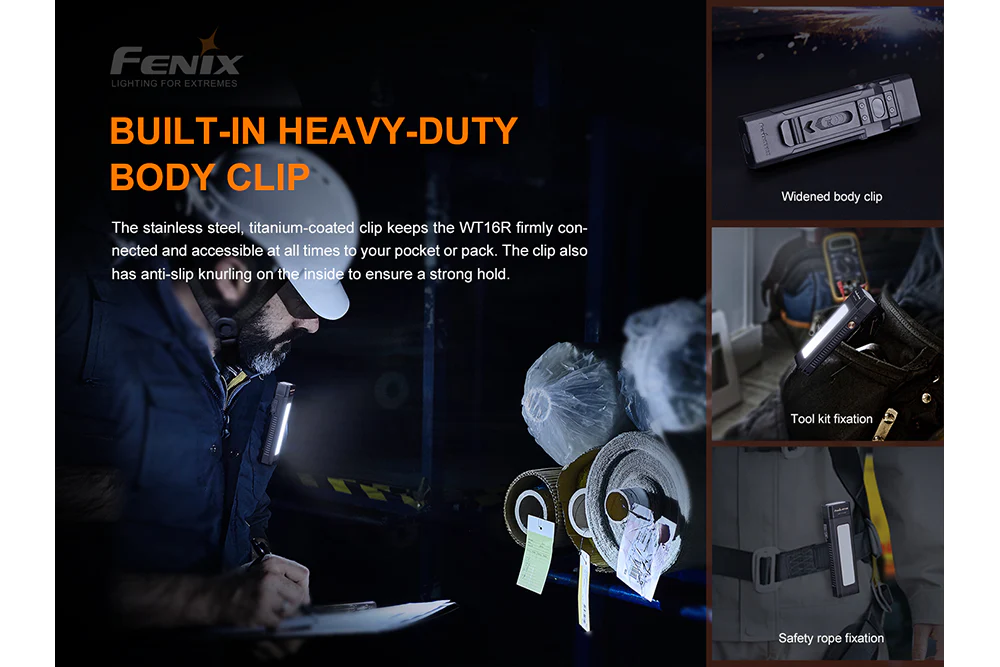 Fenix WT16R Rechargeable Work Light - Image 5