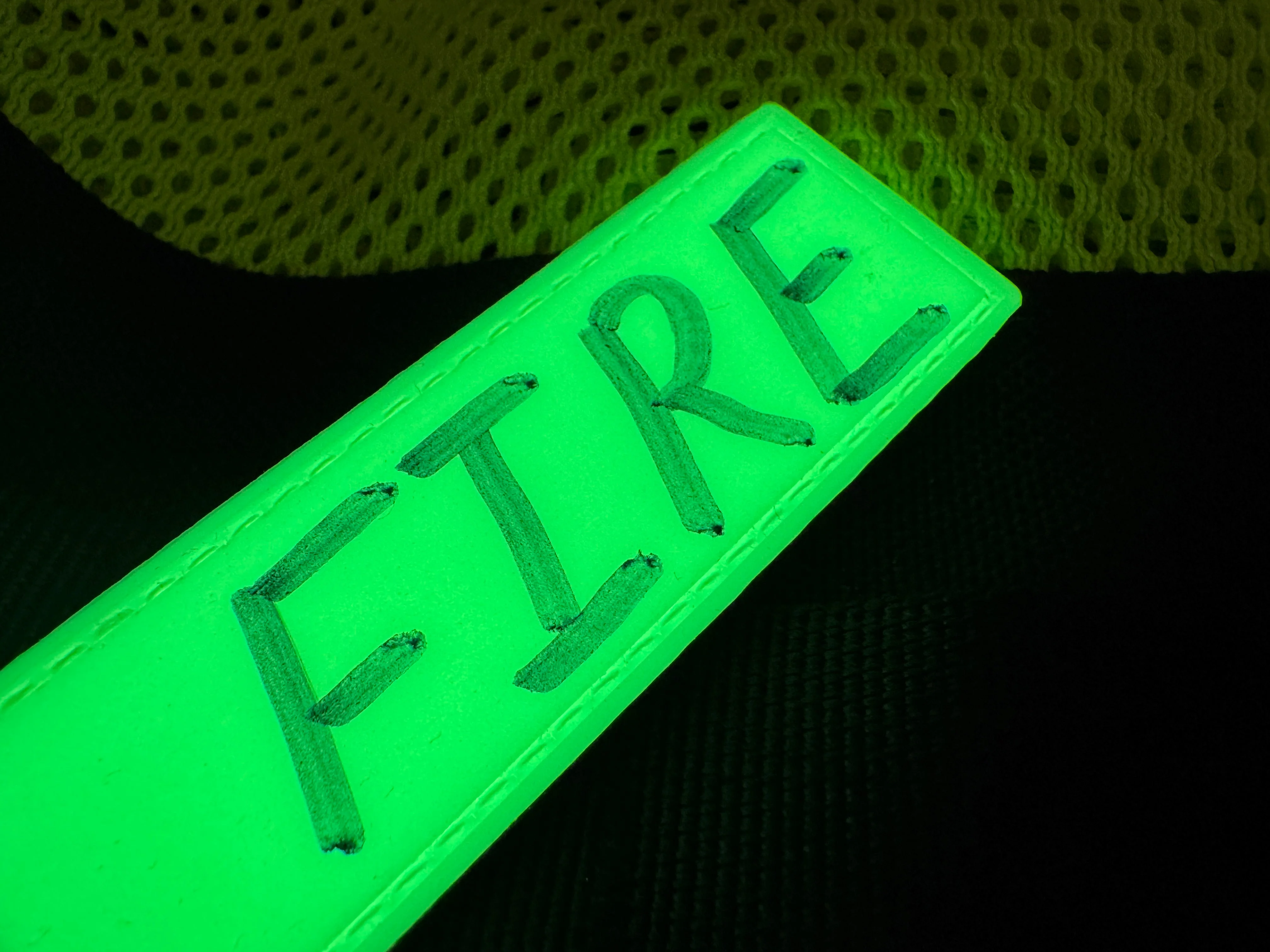 Find Me - 1x3" Glow Tag Patch ( Qty 2 ) - Image 4