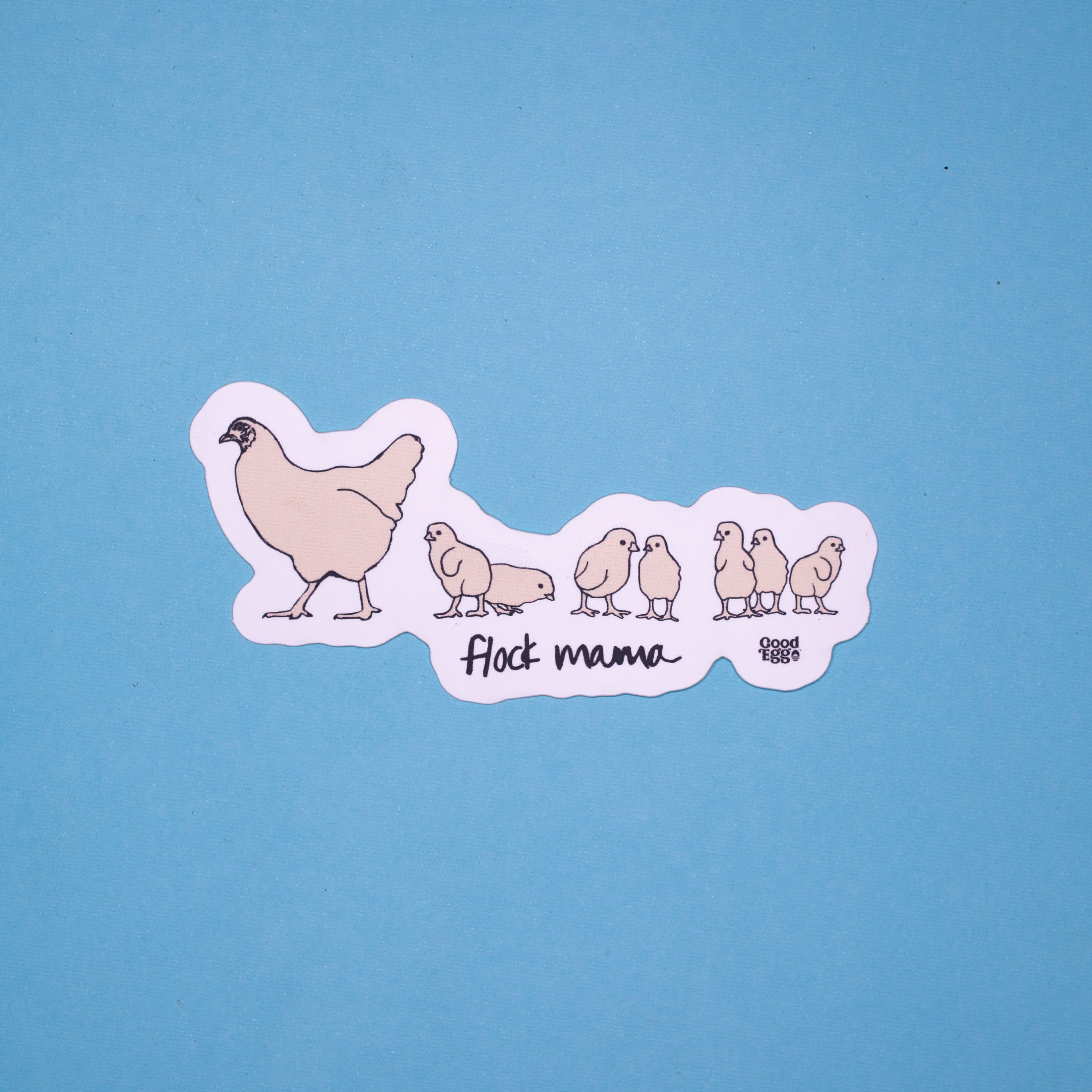 "Flock Mama & Chicks" Sticker - Image 3