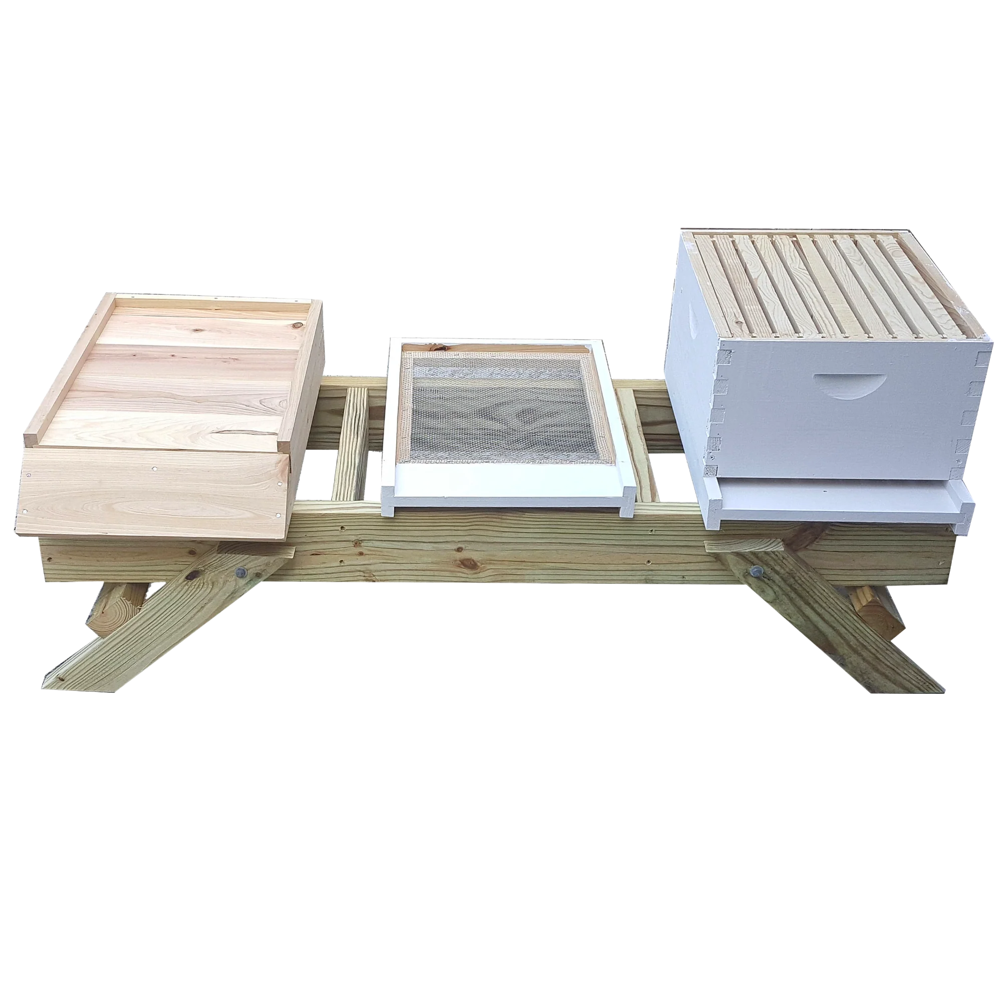 Folding Three Hive Stand - Image 6