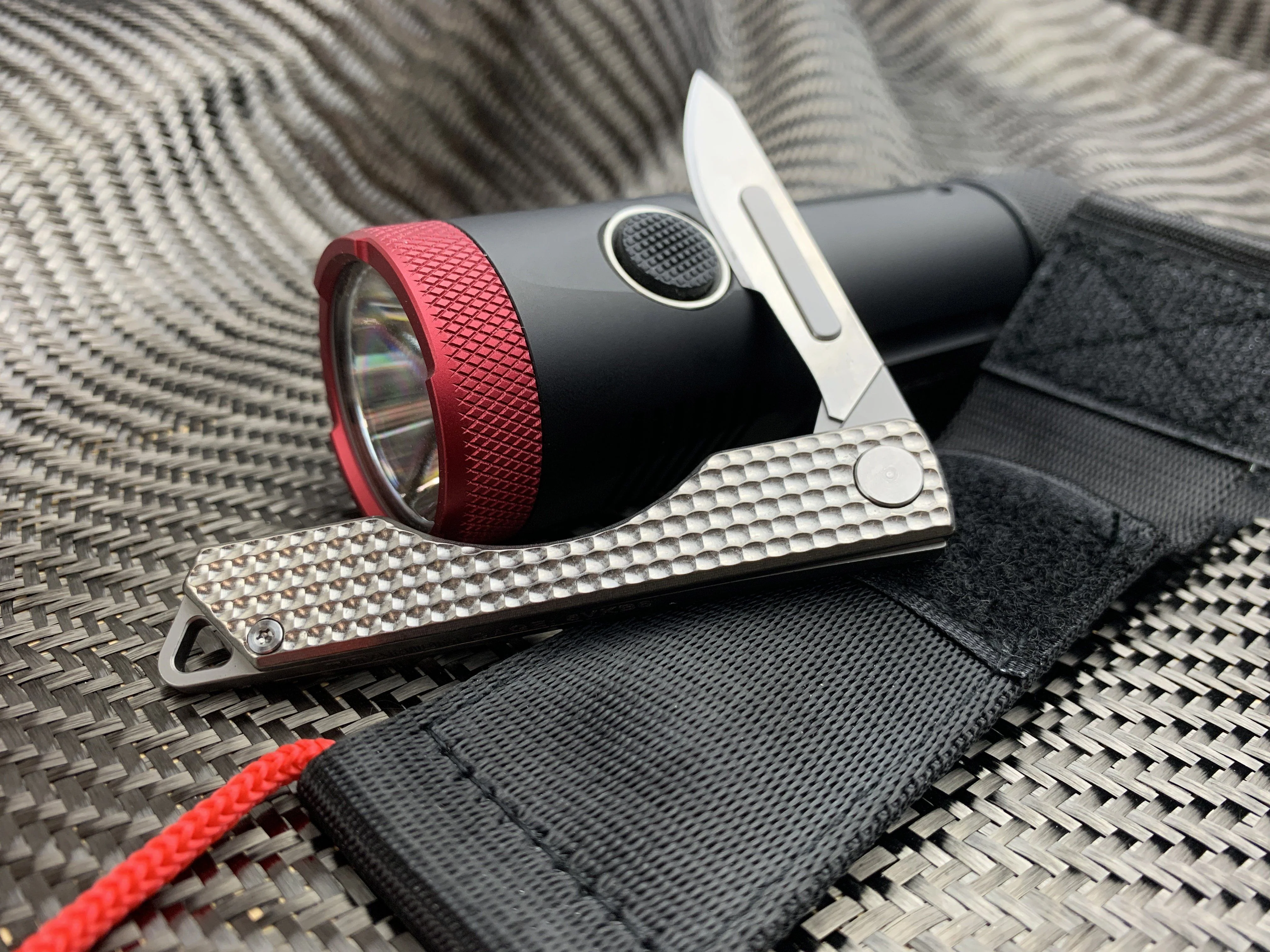 Folding Titanium Craft Scalpel Knife + Case + Spare Blades! - Image 10