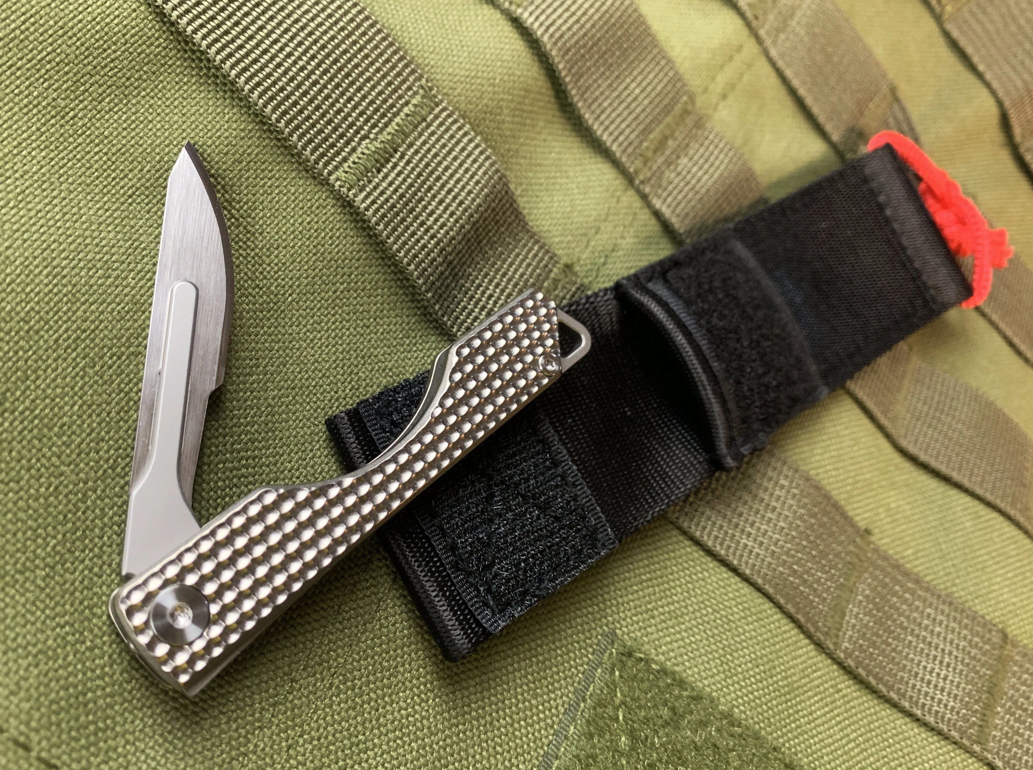 Folding Titanium Craft Scalpel Knife + Case + Spare Blades! - Image 8