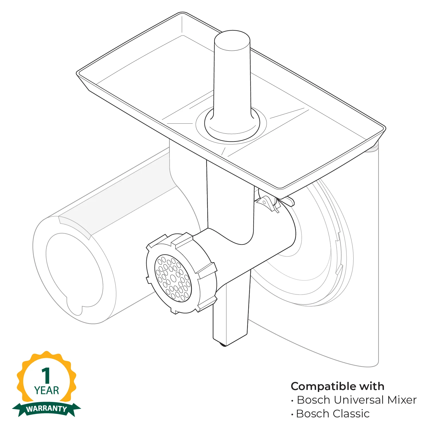Food and Meat Grinder Attachment - Image 3