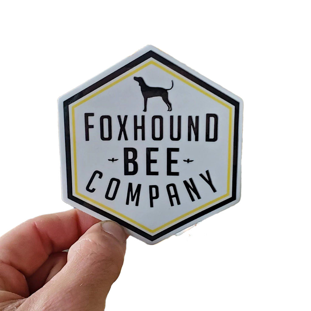 Foxhound Bee Logo Vinyl Sticker - Image 2