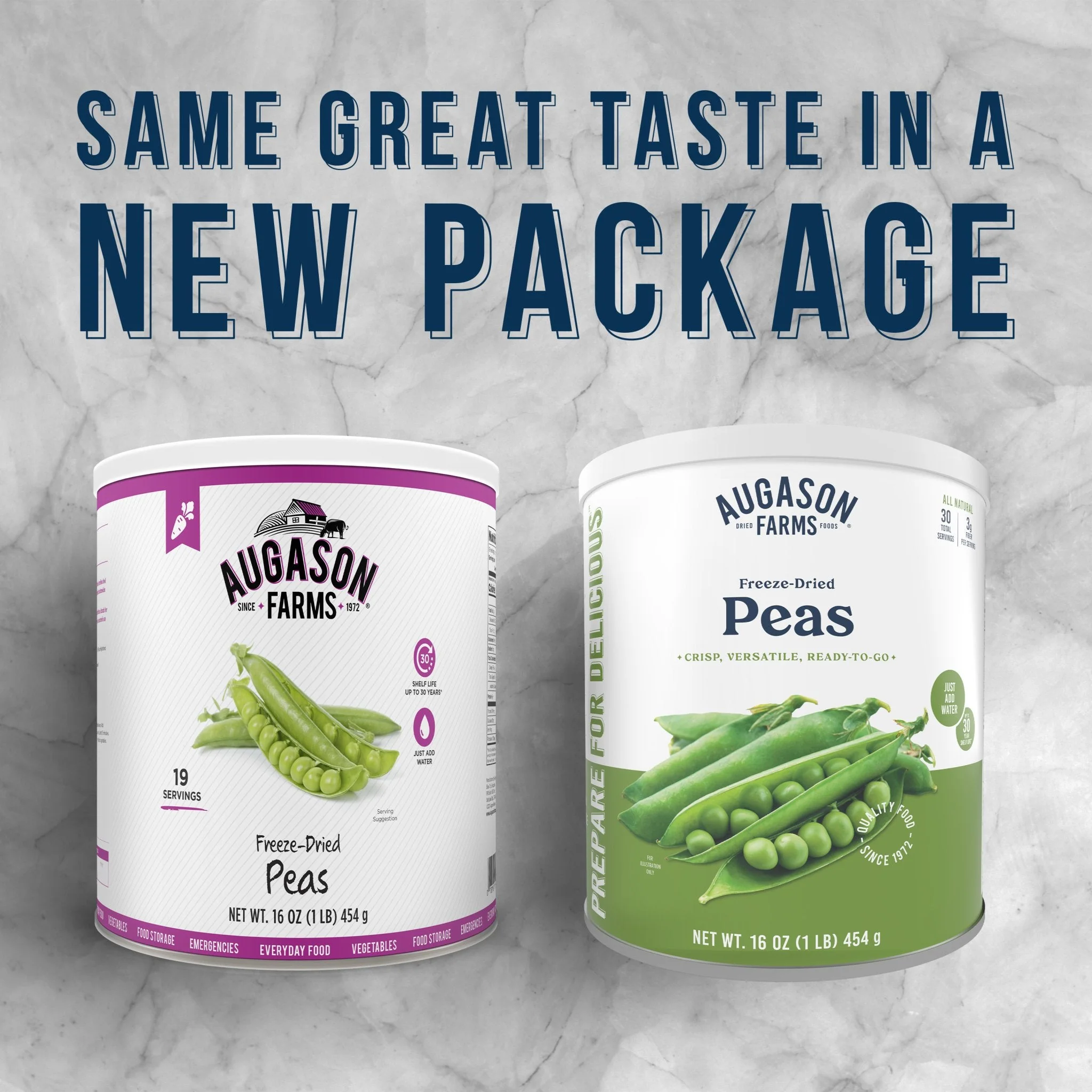 Freeze Dried Peas Can, 30 Servings - Image 4