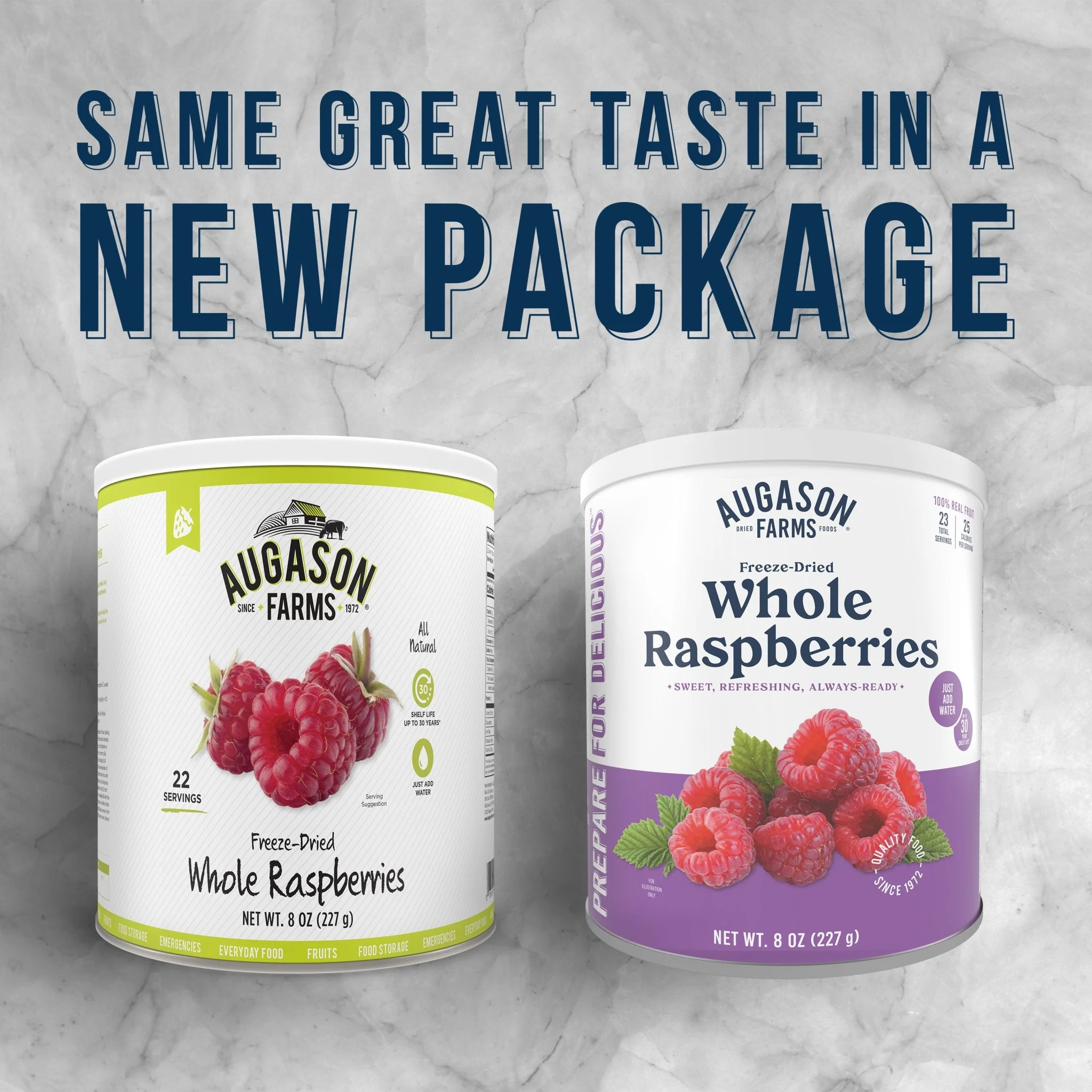 Freeze Dried Whole Raspberries Can, 23 Servings - Image 4