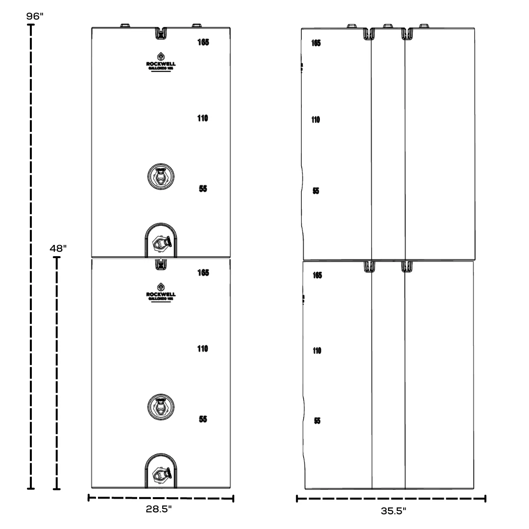 Gallonzo 165 Gallon Water Tank - Image 8