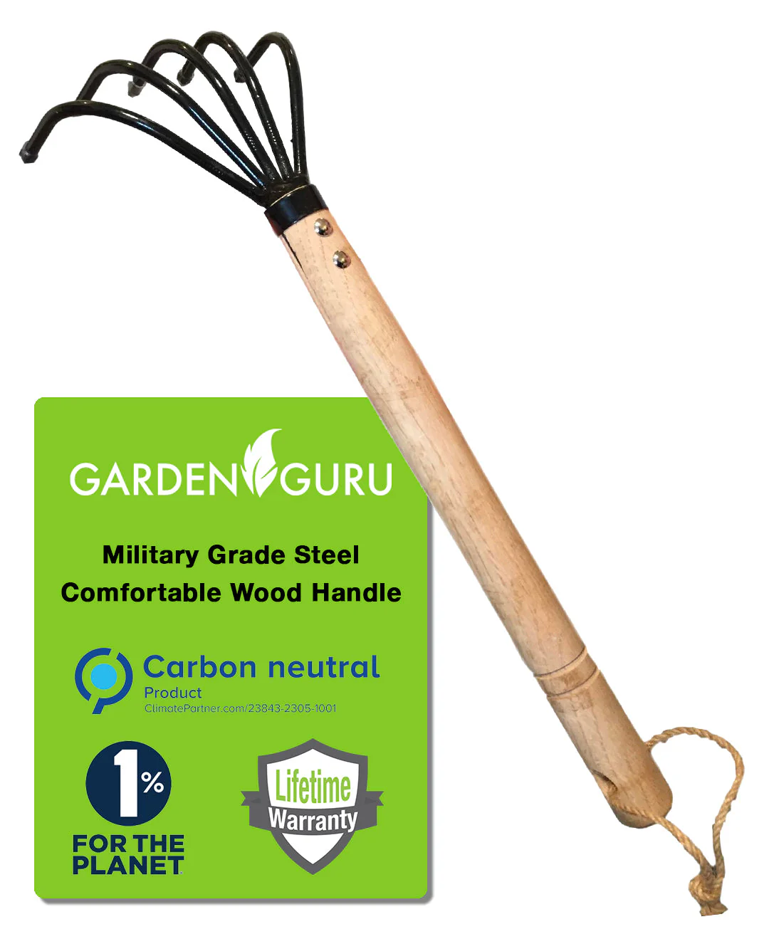 Garden Claw Cultivator Rake - Image 2
