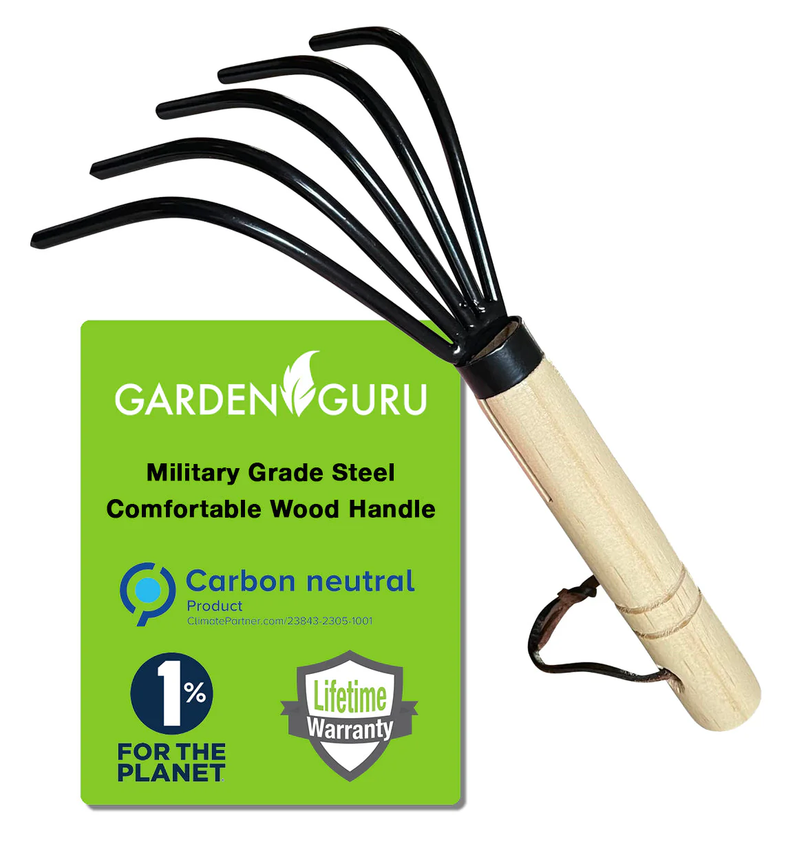 Garden Claw Cultivator Rake - Image 2
