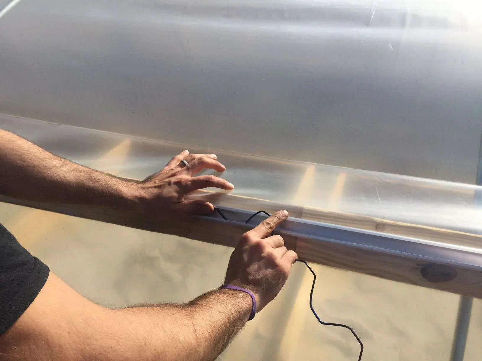 Greenhouse PVC Coated Spring Wire & Lock Channel Bundle - Image 2