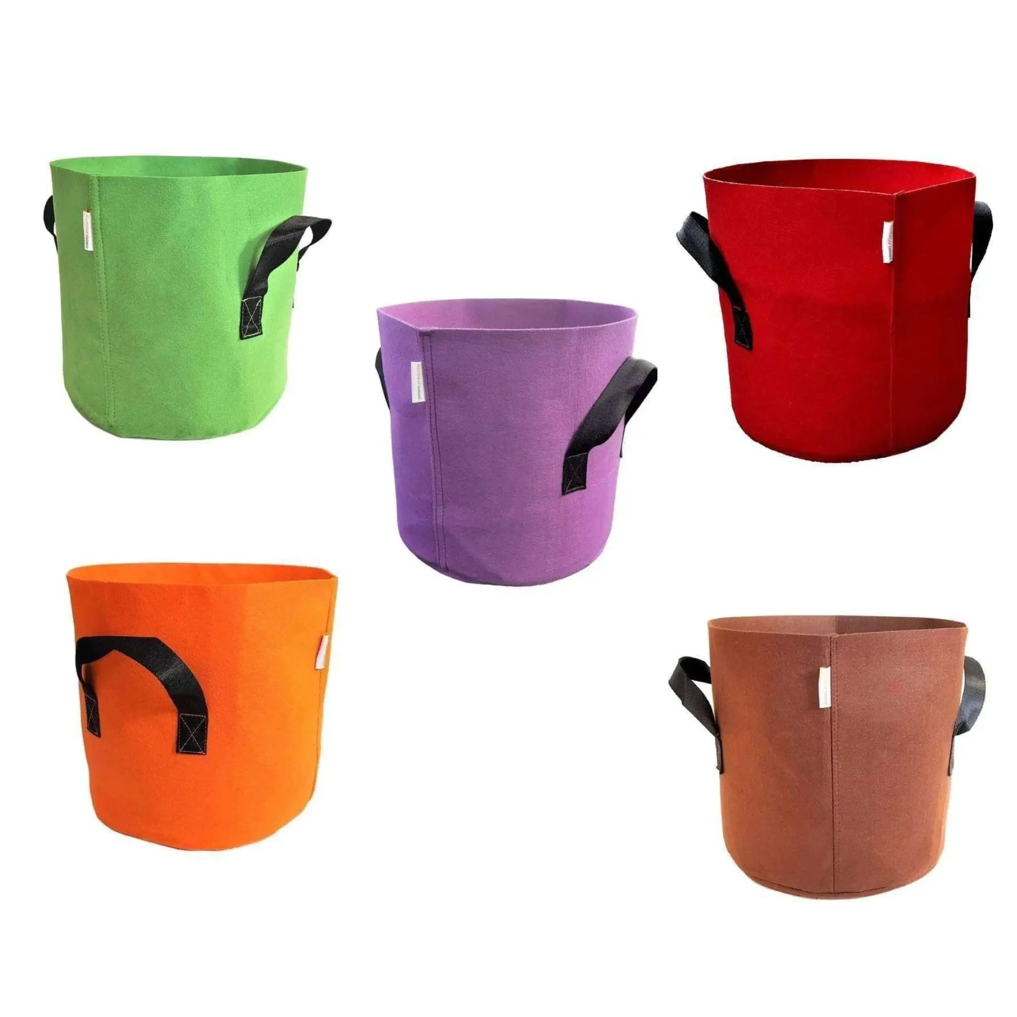 Grow Bags - 7 Gallon Colored Fabric Pots