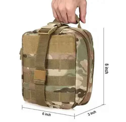 Ham Radio Go Bag with Tear-Away Velcro Back - Molle Compatible, Multi-Pocket Design for Radios, Cables, and Gear - Image 6