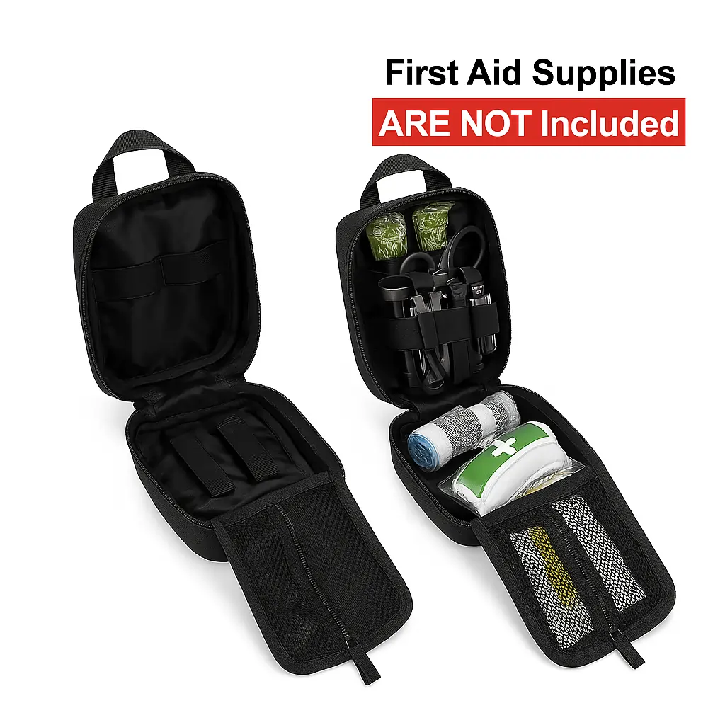 Ham Radio Go Bag with Tear-Away Velcro Back - Molle Compatible, Multi-Pocket Design for Radios, Cables, and Gear - Image 8