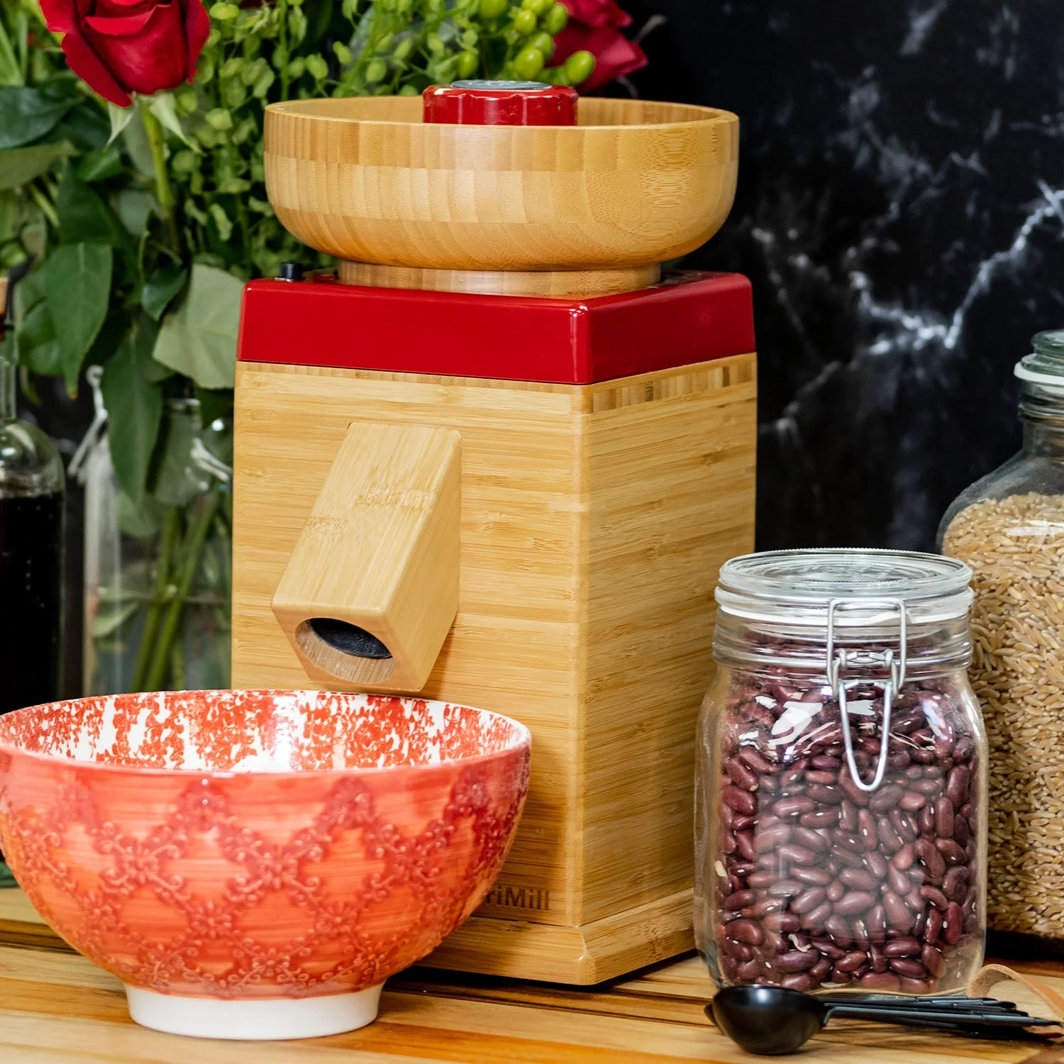 Harvest Grain Mill - Red - Image 3