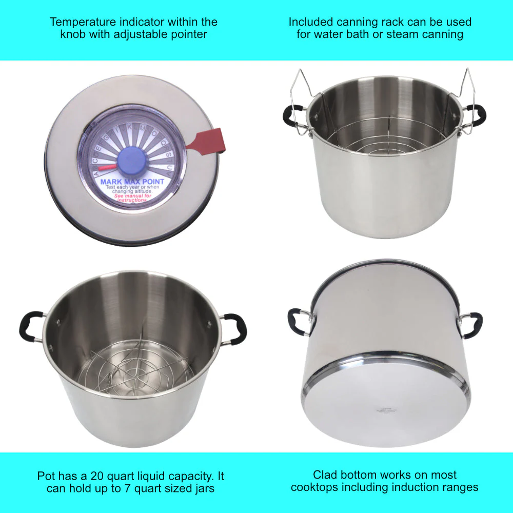 Harvest Stainless Steel Canner with Tools - Image 3