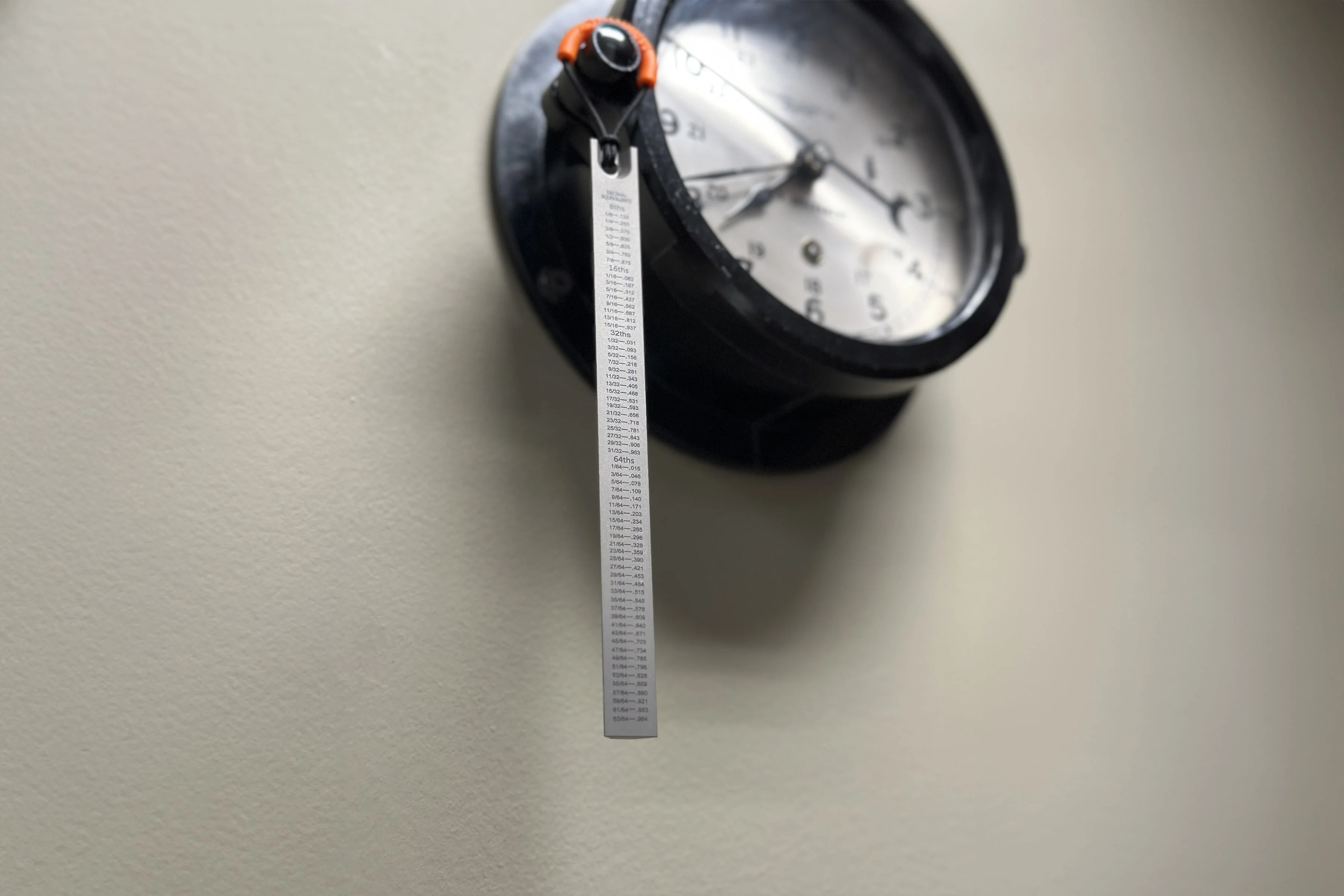 Indestructible Machined Titanium Precision 6" Inch / 15CM  Ruler With Decimal Chart - Image 2