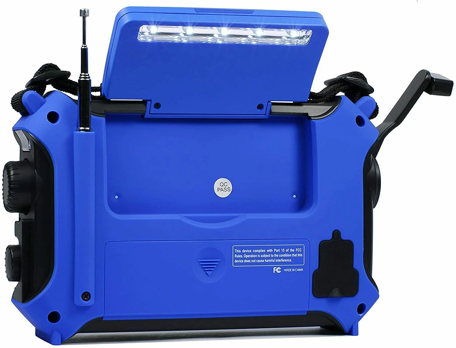 Kaito KA500 AM FM Shortwave Solar Crank Emergency NOAA Weather Alert Radio Blue - Image 5
