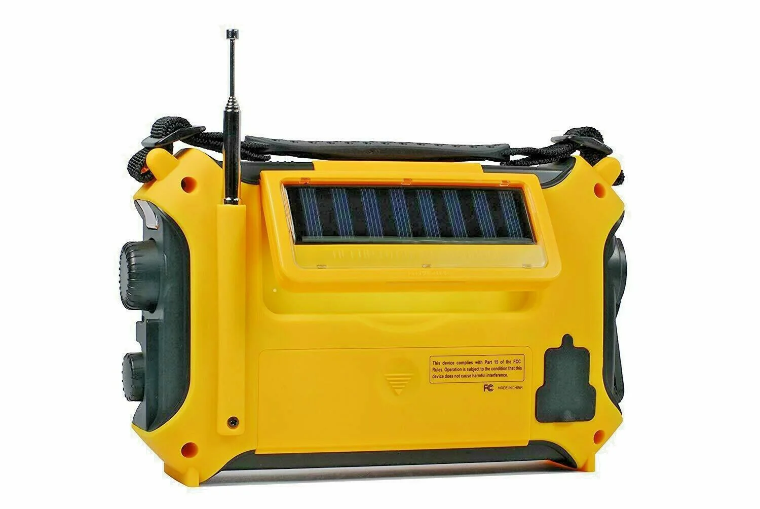 Kaito KA500 Voyager Solar Crank Emergency Weather Alert Radio Bundle with Case - Image 4