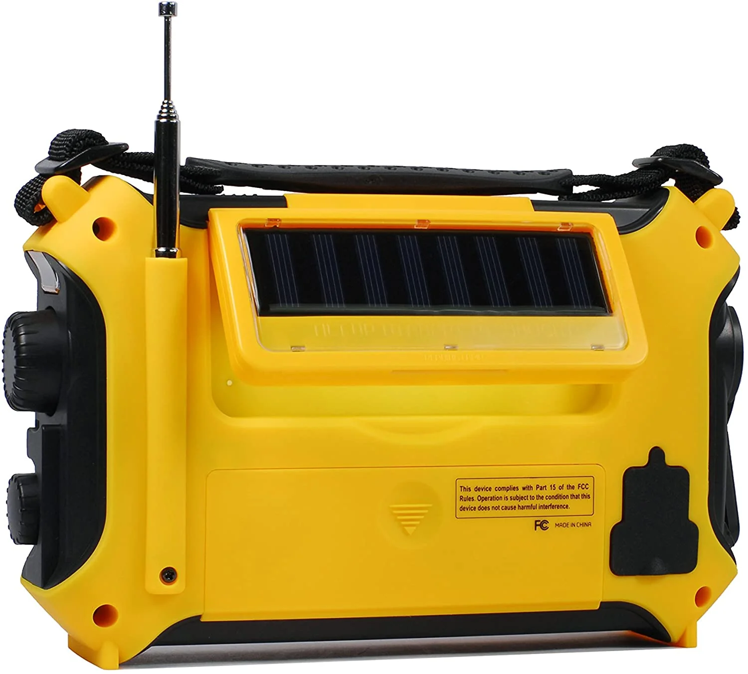 Kaito KA500 Voyager Solar Crank Emergency Weather Alert Radio with Adapter - Image 5