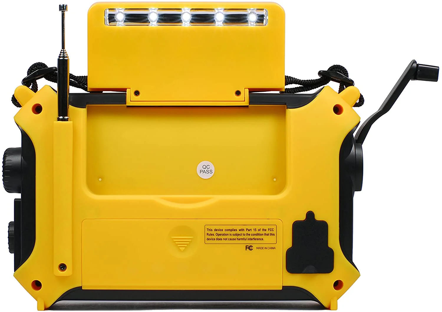 Kaito KA500 Voyager Solar Crank Emergency Weather Alert Radio with Adapter - Image 7
